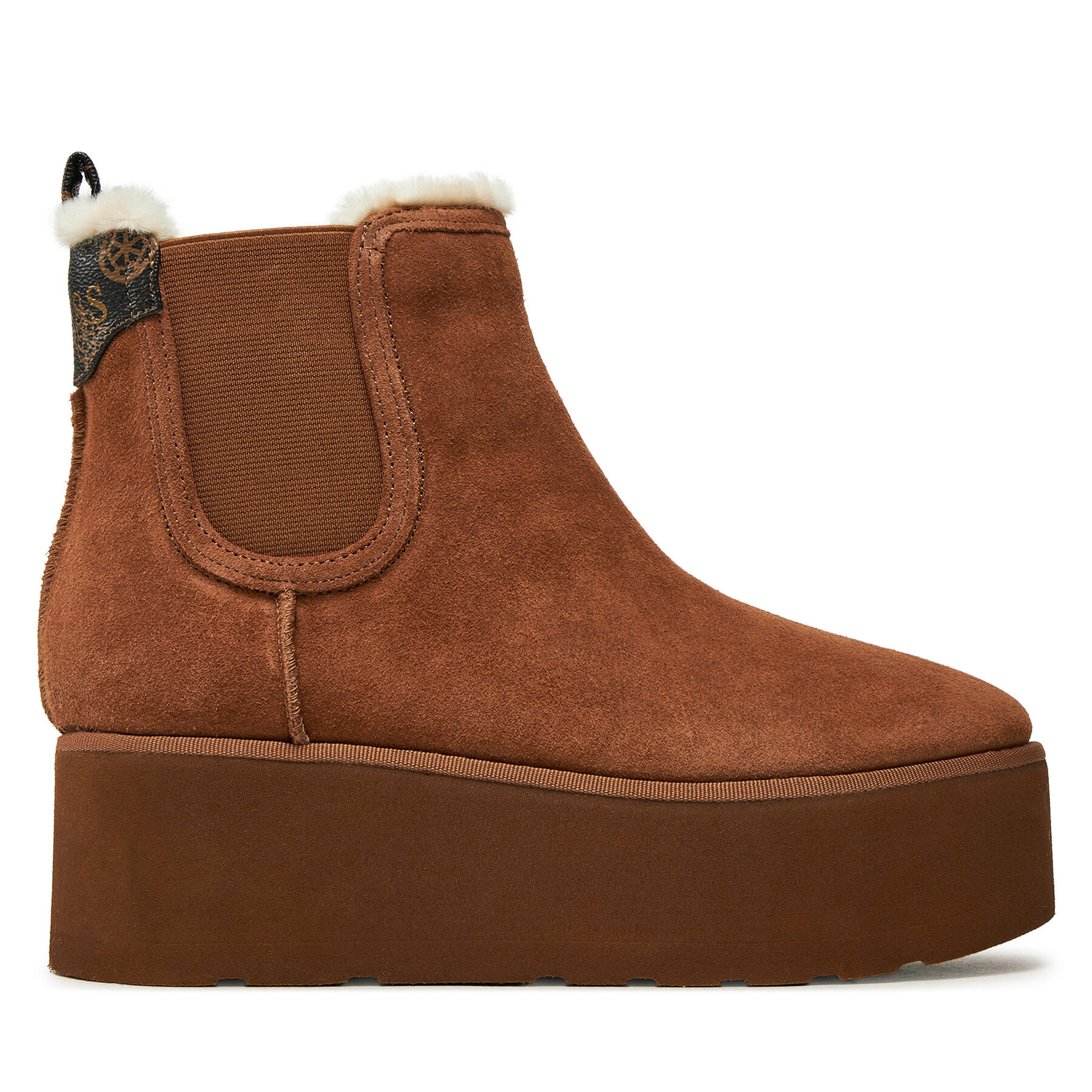 Botine Guess Jilaine2 FLFJL2 LEA10 Maro