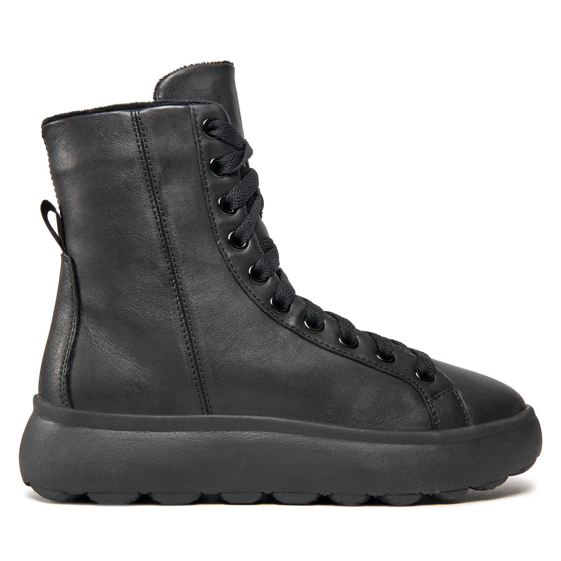 Šnurovacia obuv Geox D Spherica Ec4.1 D36TCD 00085 C9999 Čierna