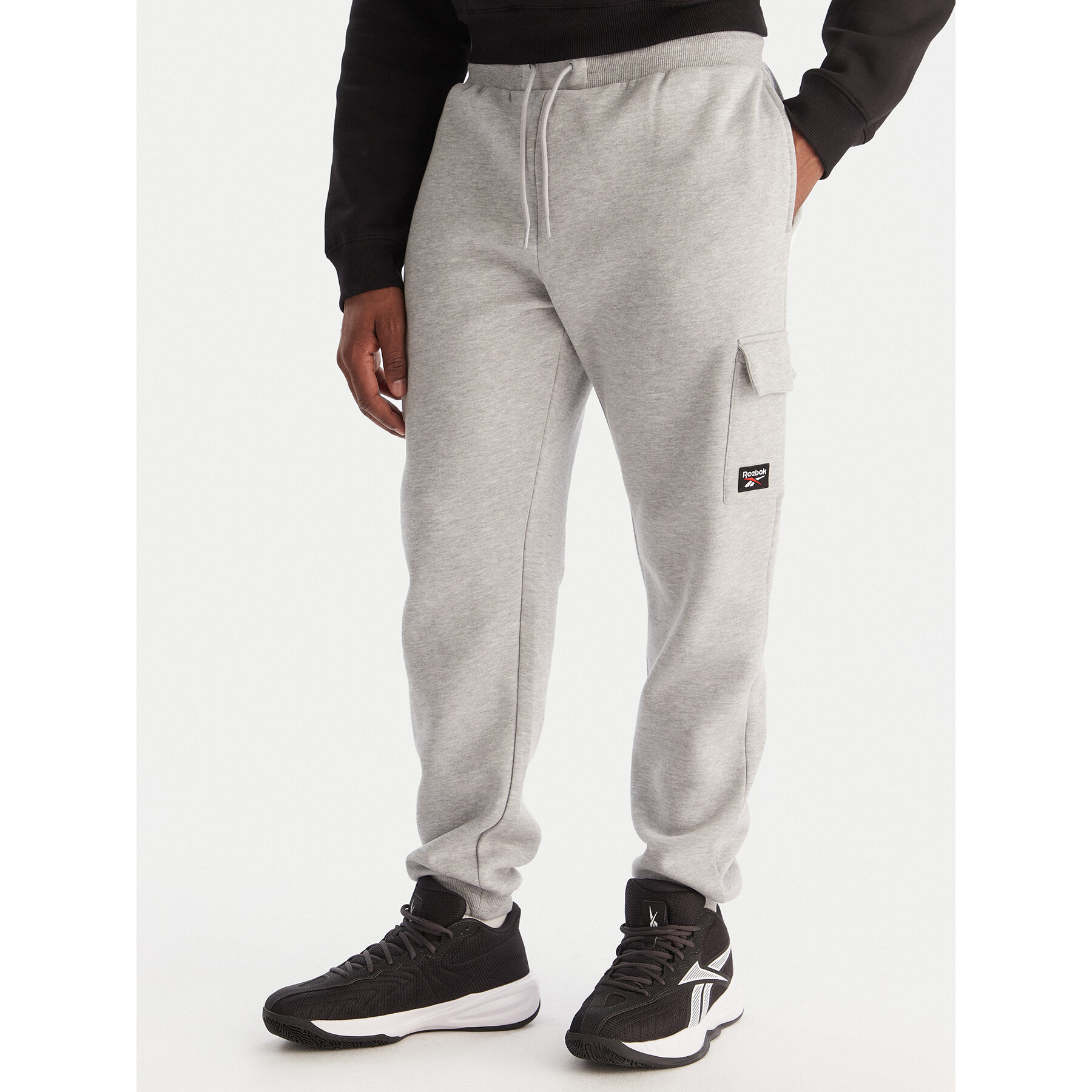 Reebok Jogginghose Wada RK25147CCM Grau Regular Fit