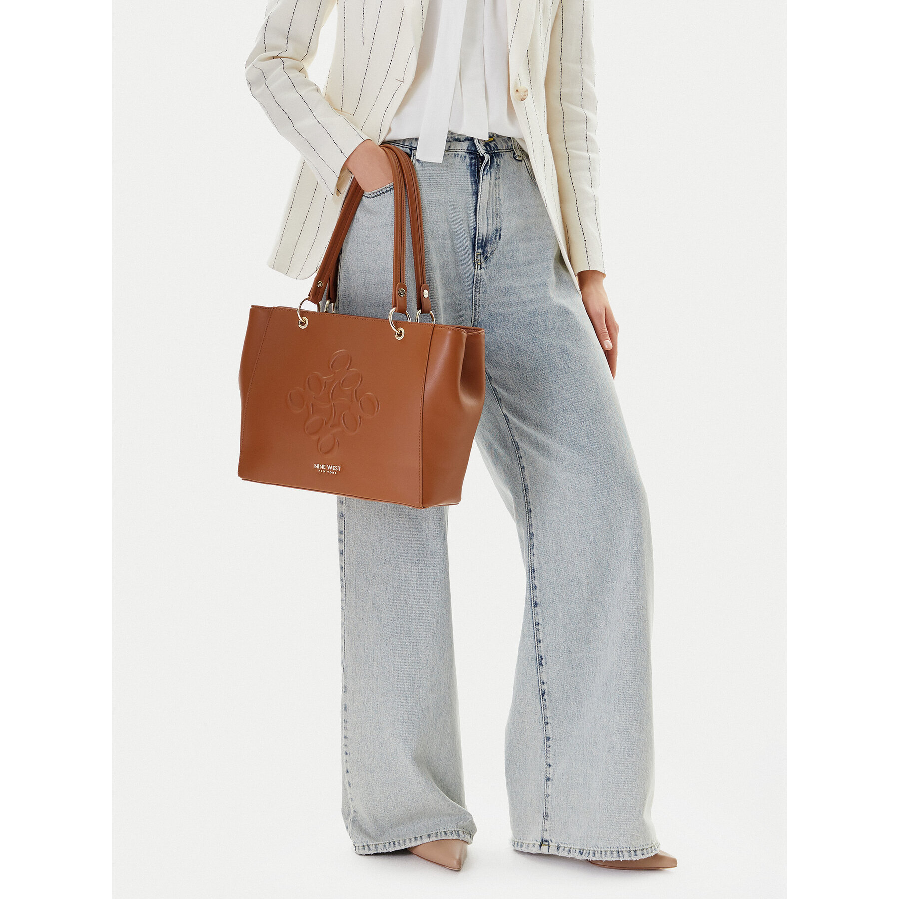 Дамска чанта Nine West CEO-GIANNA-H242051 Кафяв