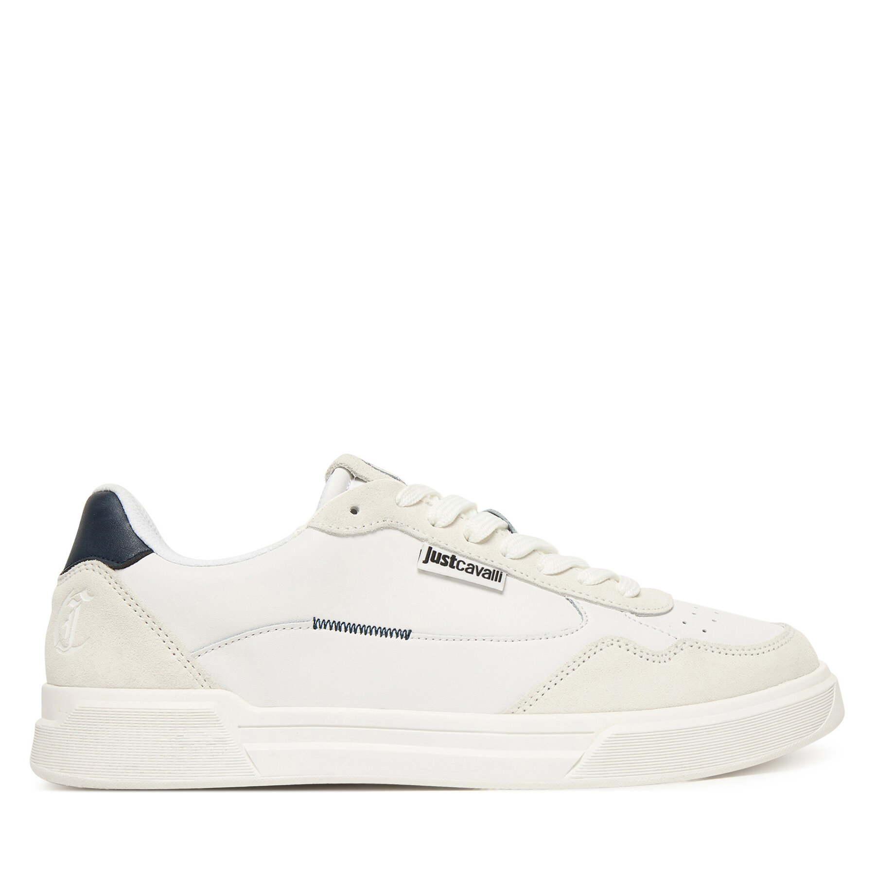 Sneakersy Just Cavalli 79QA3SB2 ZPB51 Biela
