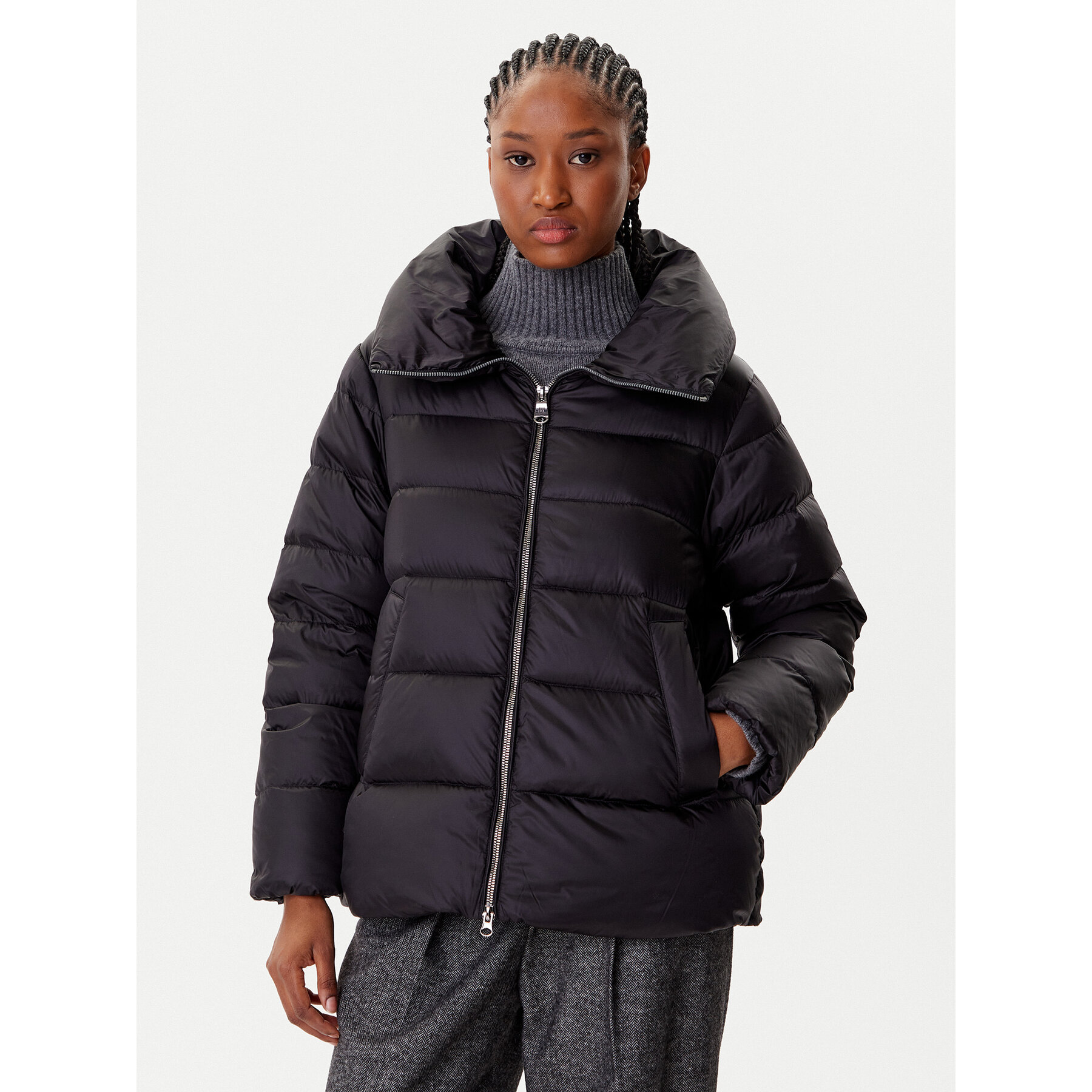 Hetregó Daunenjacke Clara 8P601 25WD02 Schwarz Regular Fit