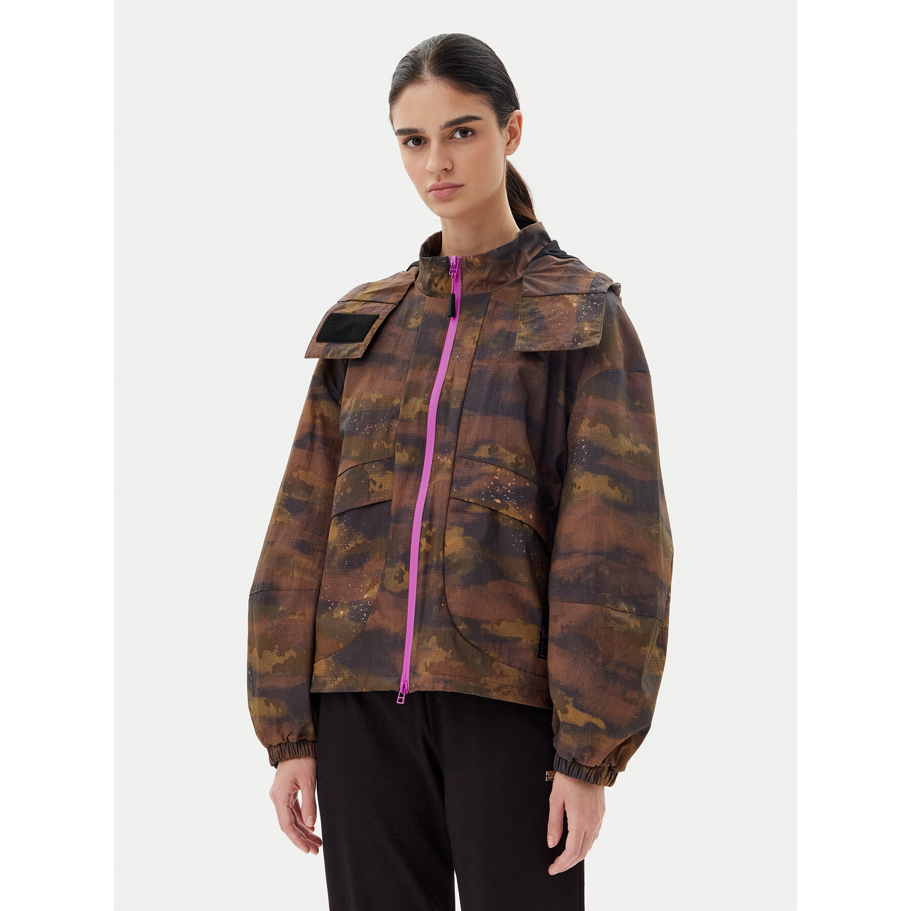 EA7 Emporio Armani Übergangsjacke 7W000263 AF13154 F6035 Braun Loose Fit