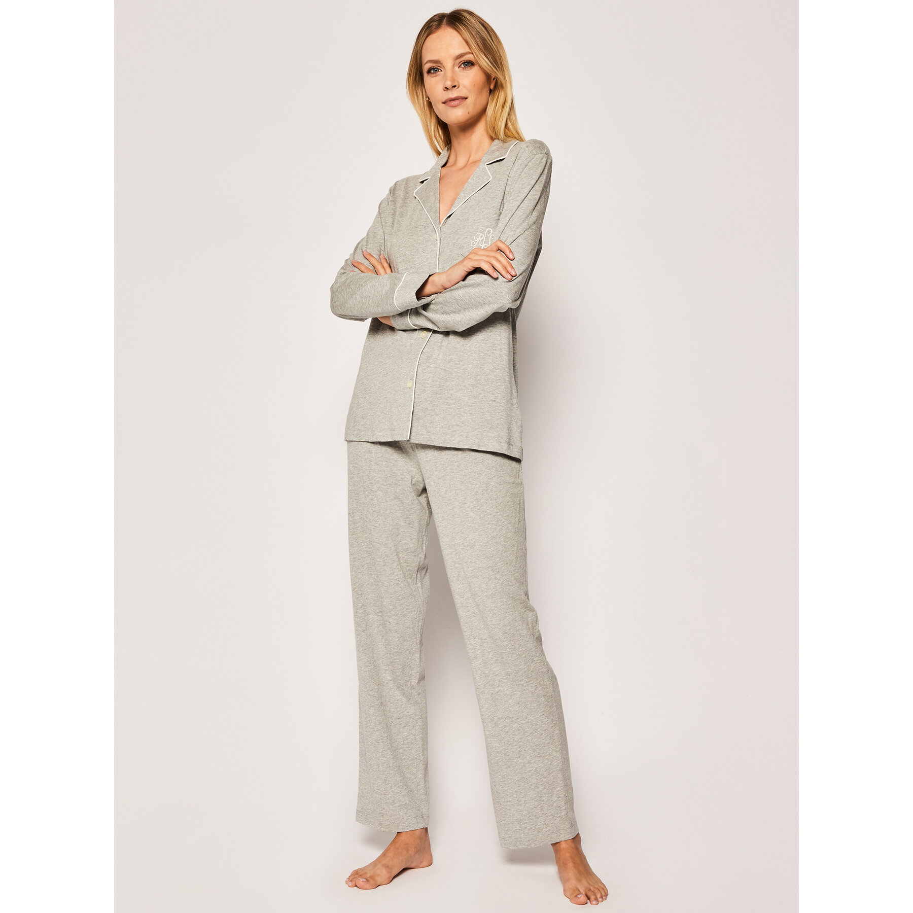 Lauren Ralph Lauren Pižama I819950 Siva