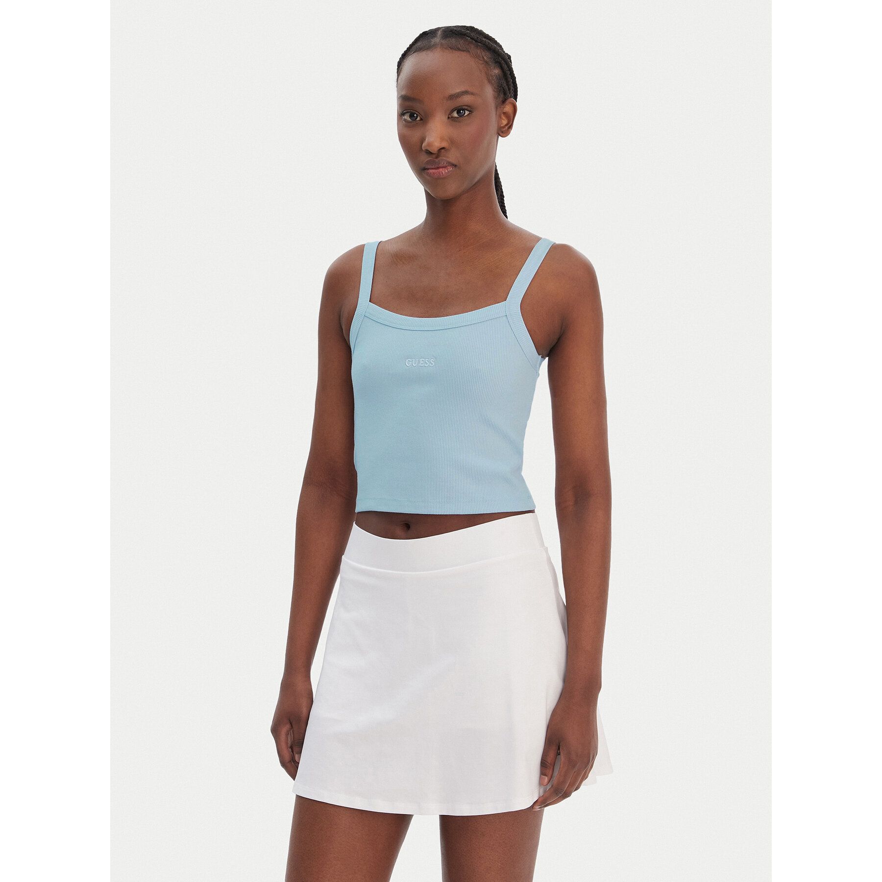Guess Top V6GP16 K3180 Himmelblau Regular Fit