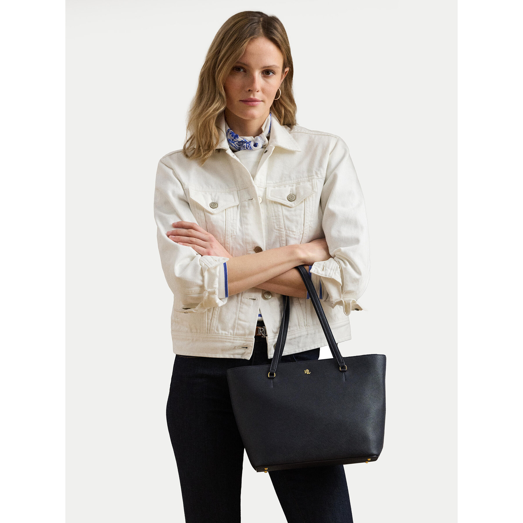 Geantă LAUREN RALPH LAUREN 431924351007 Bleumarin
