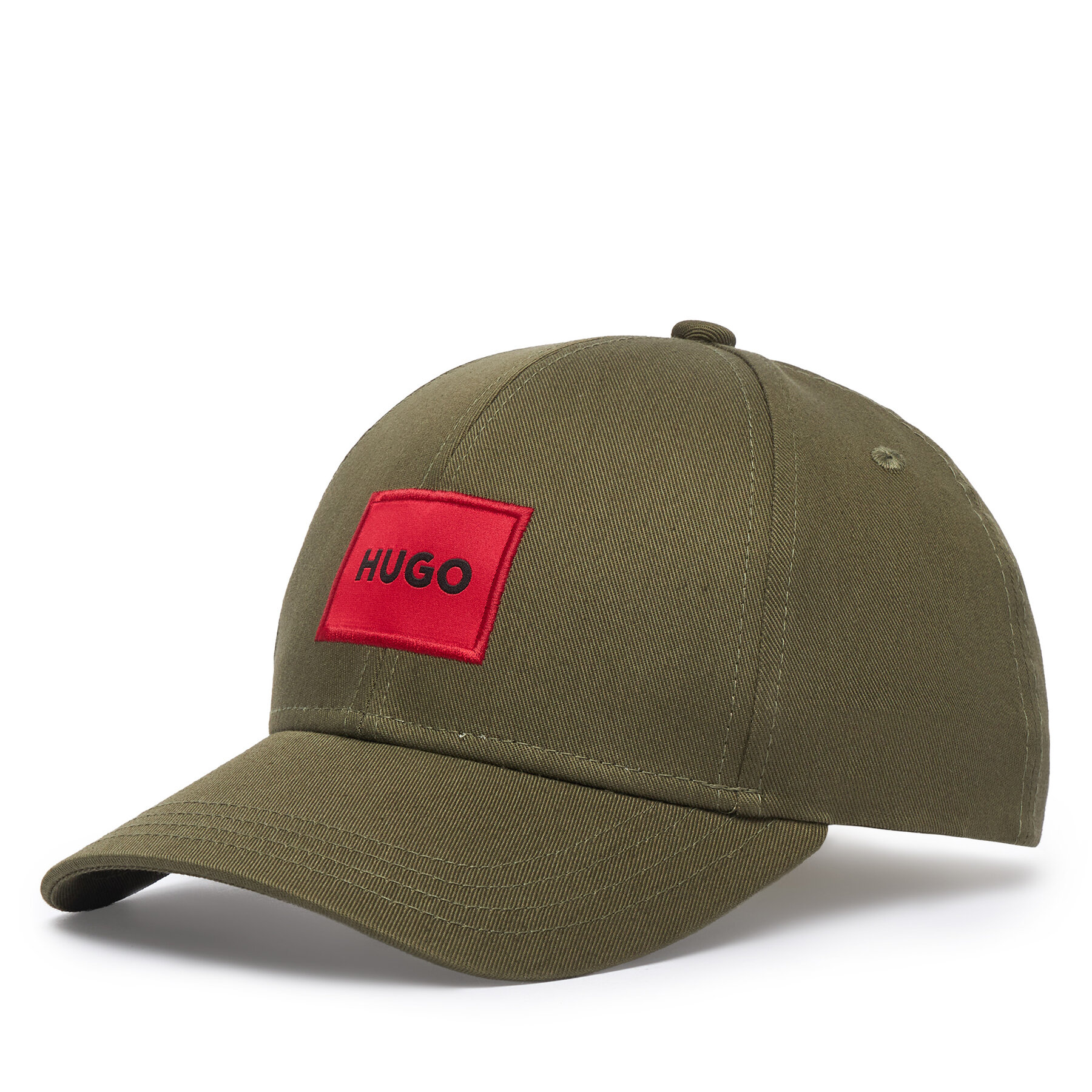 Шапка с козирка HUGO Men-X 581 50492745 Тъмнозелен