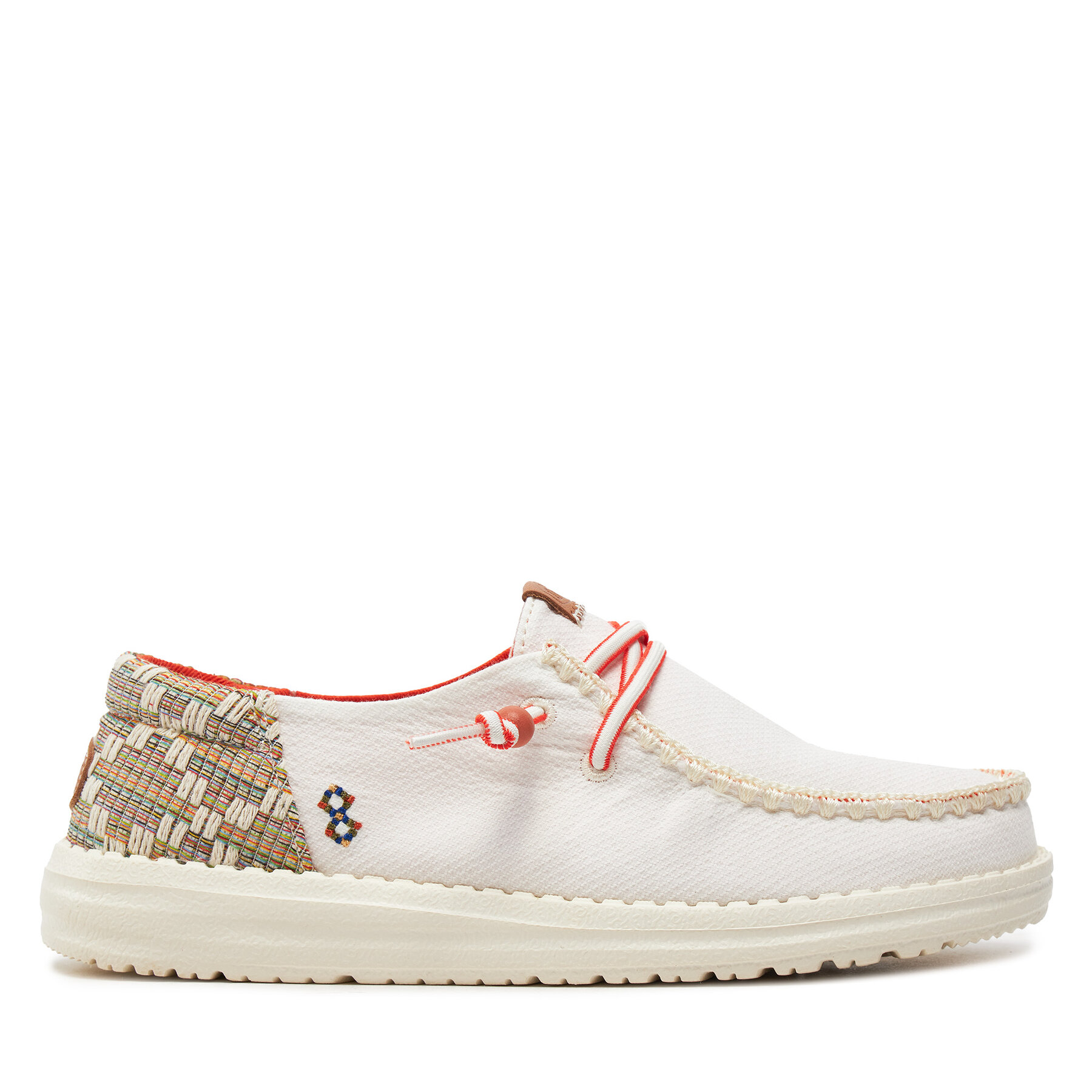 Chaussures basses Hey Dude Wendy Funk Jacquard 40736-205 Écru