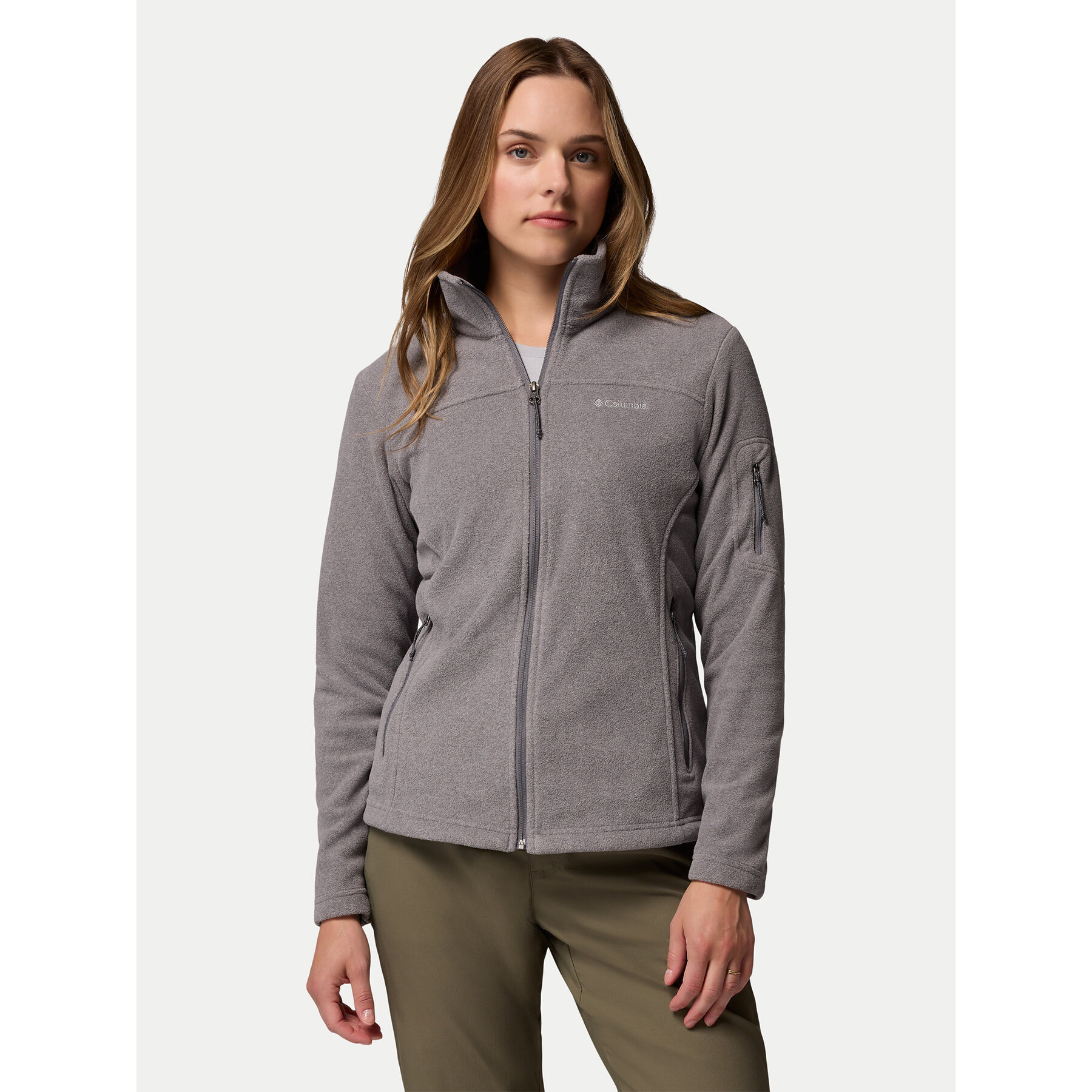 Columbia Fleecejacke Fast Trek™ II 1465351 Grau Regular Fit