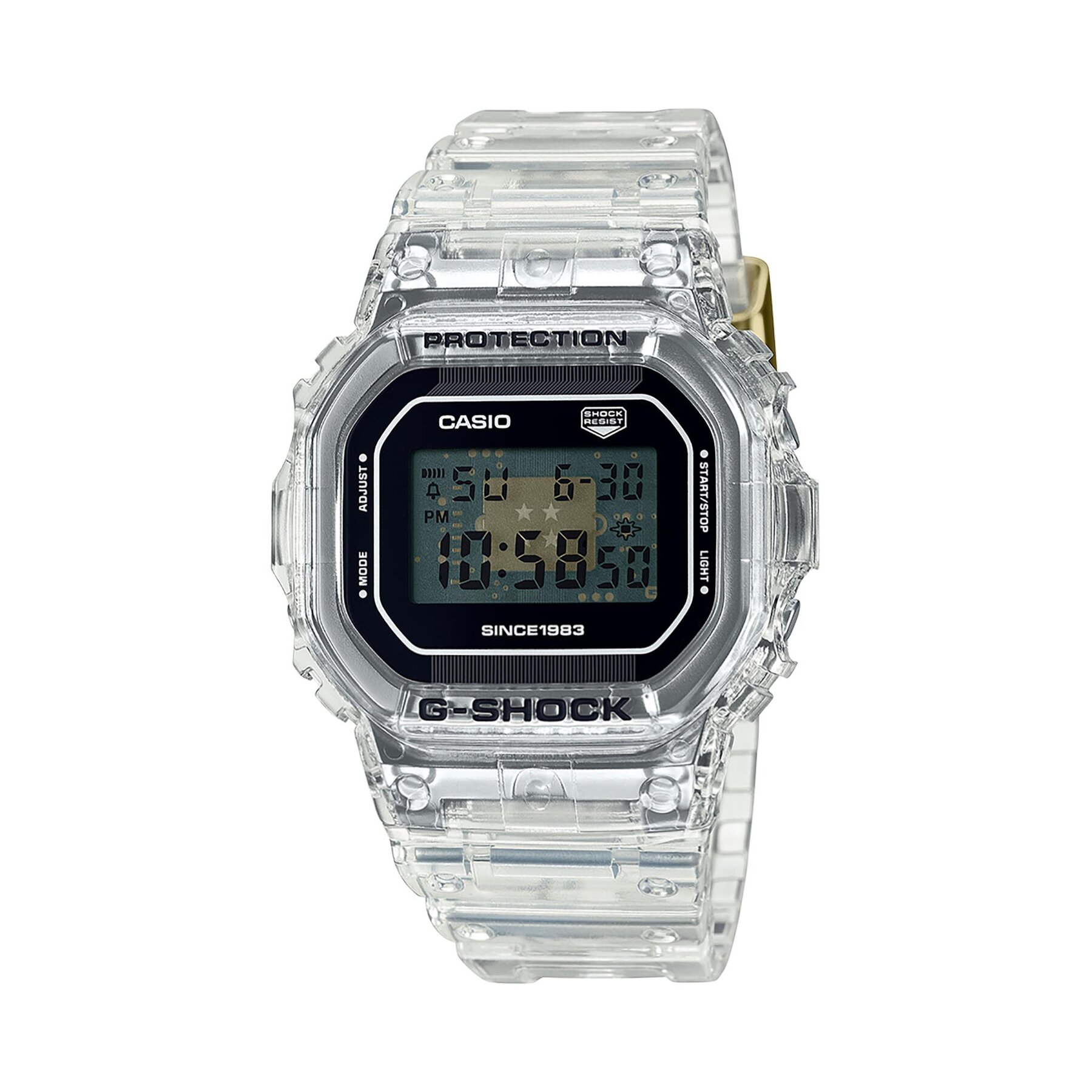 Ročna ura G-Shock 40th Anniversary Clear Remix DW-5040RX-7ER White