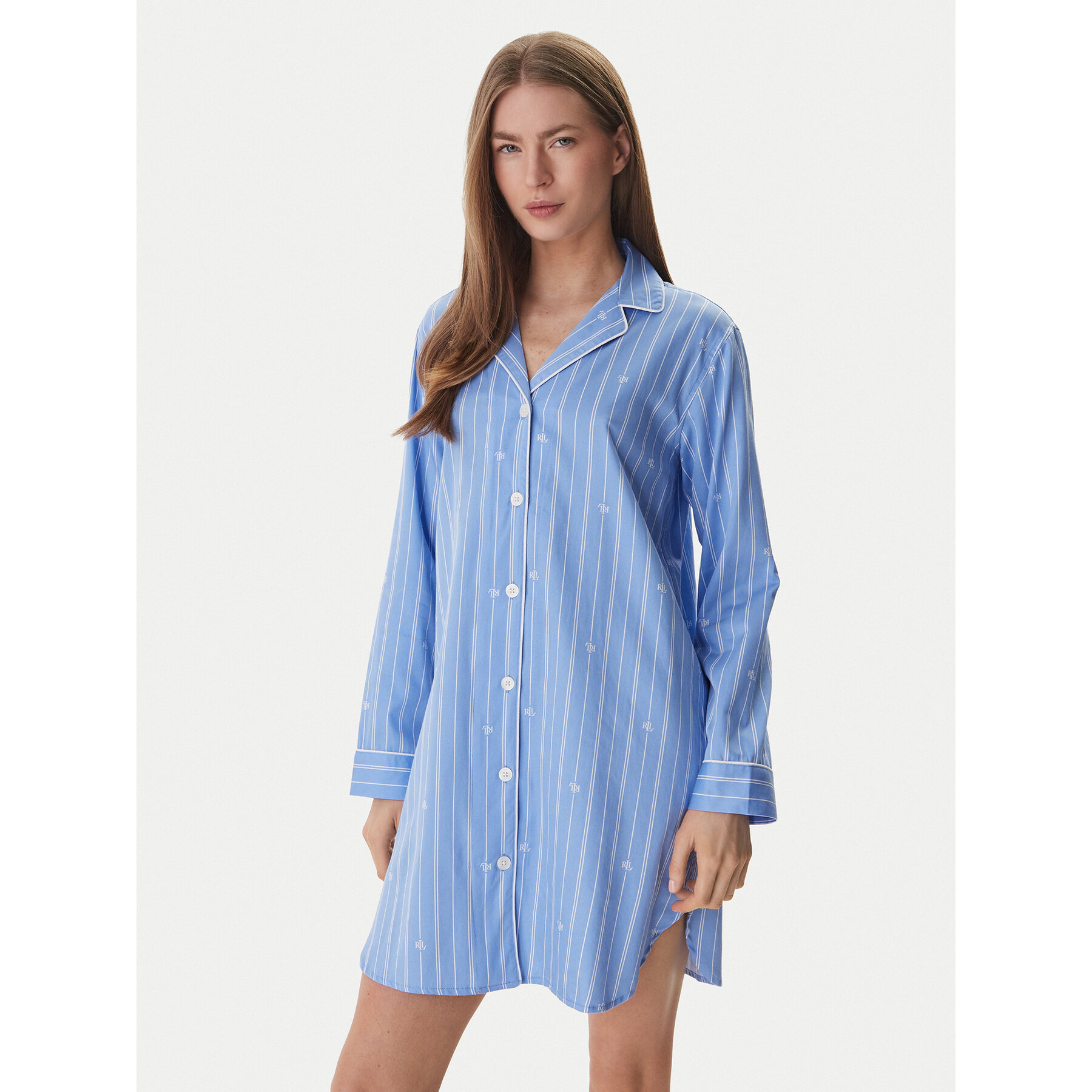 LAUREN RALPH LAUREN Νυχτικό ILN32490 Μπλε Relaxed Fit