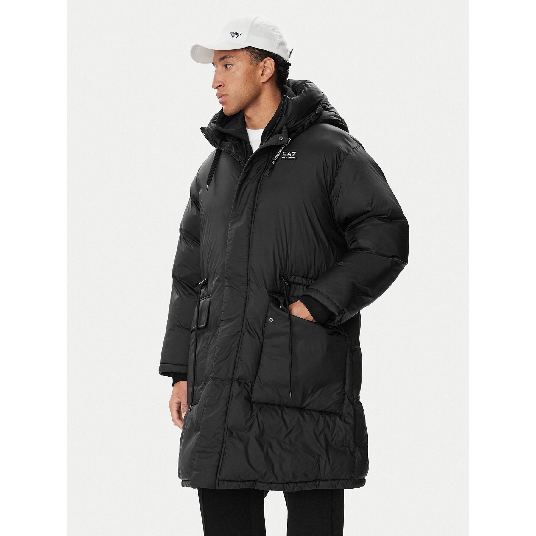 EA7 Emporio Armani Winterjacke 6DPL01 PNGAZ 1200 Schwarz Regular Fit