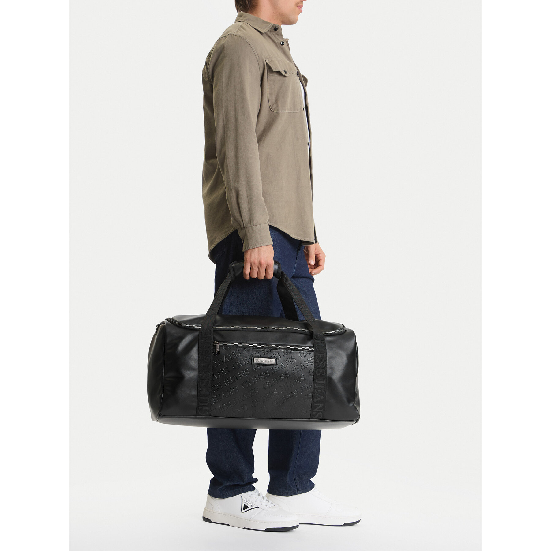 Τσάντα Σαββατοκύριακου Guess Jeans CWBEO-GUESS-B-001-09 Μαύρο