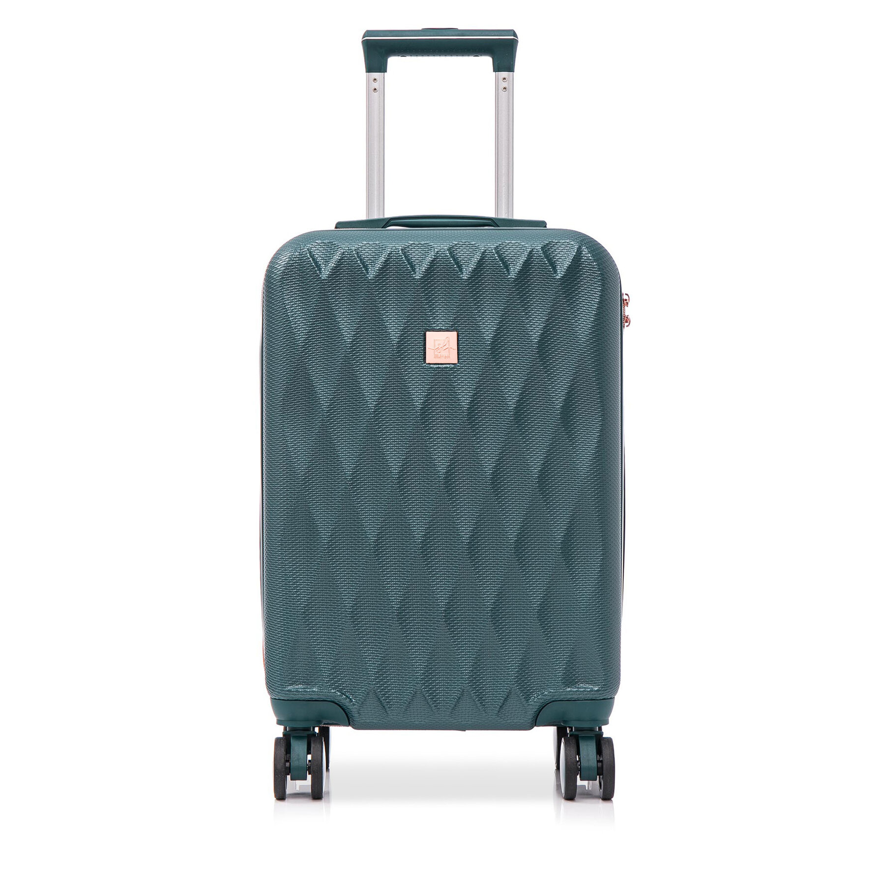 Valigia da cabina Semi Line T5725-2 Verde, Taglia 00, taglia : 00