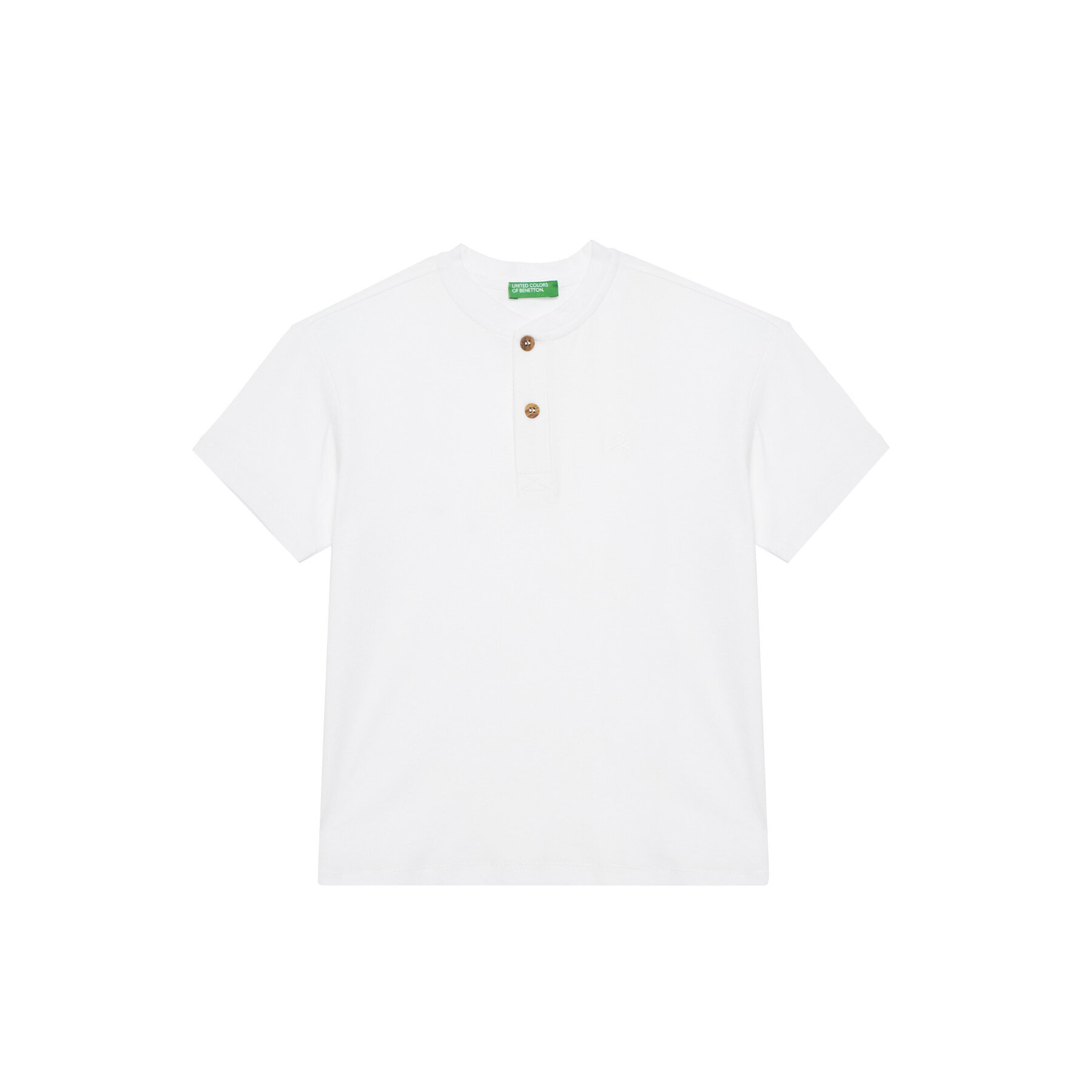 United Colors Of Benetton Póló 3F4JC10NN Fehér Regular Fit