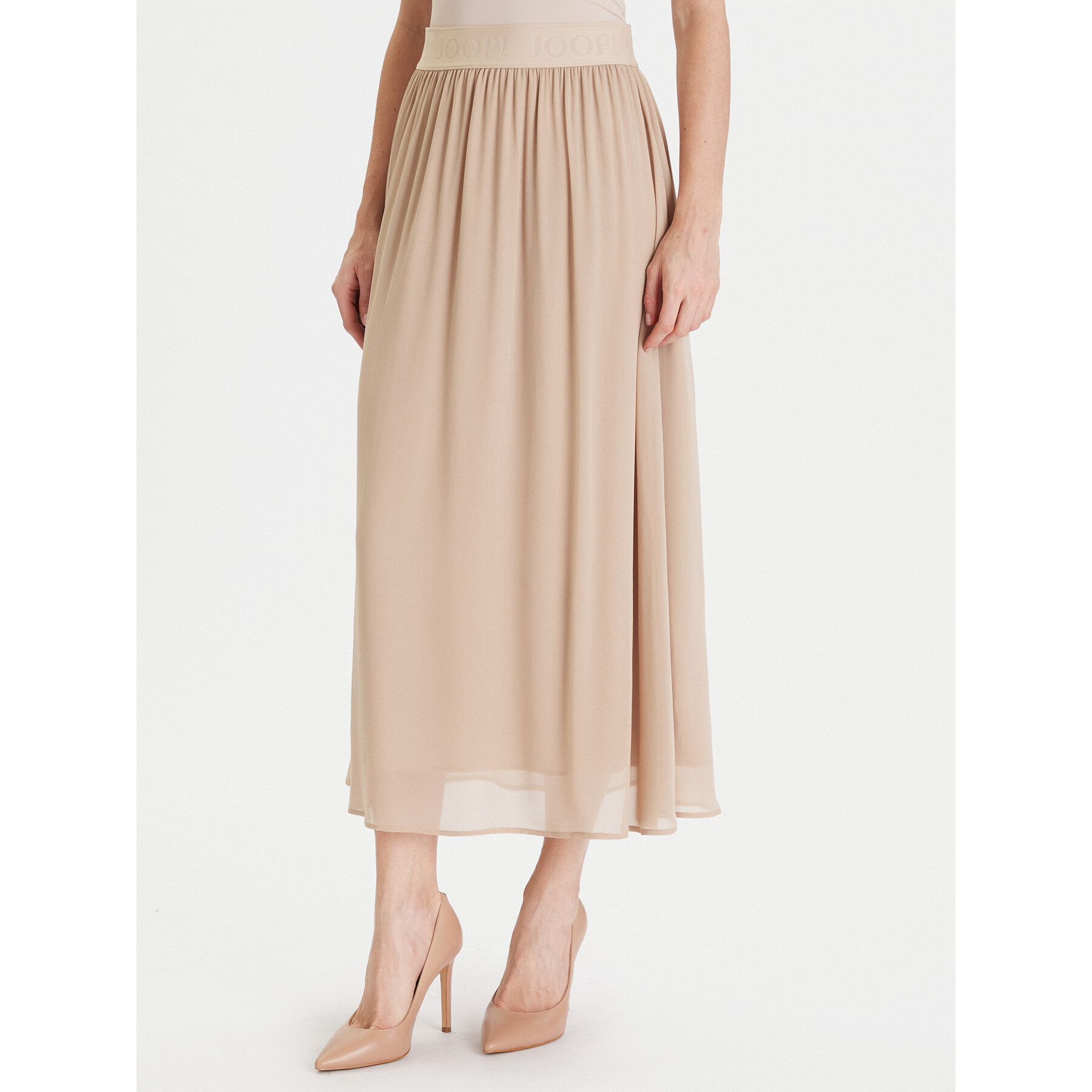 JOOP! Trapezförmiger Rock 58 253S58Sumi 30047649 Beige Regular Fit