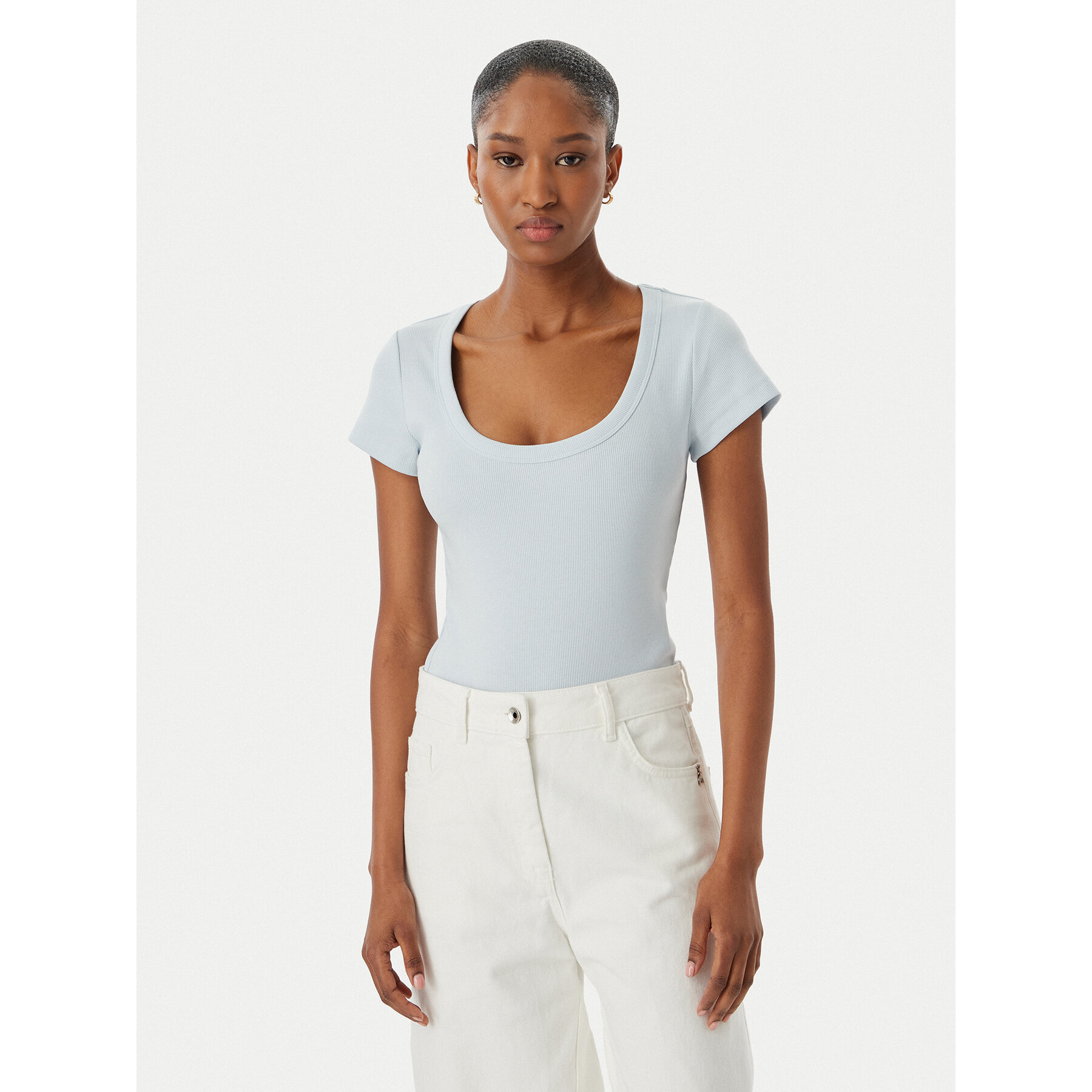 Vero Moda T-Shirt Chole 10344953 Blau Regular Fit