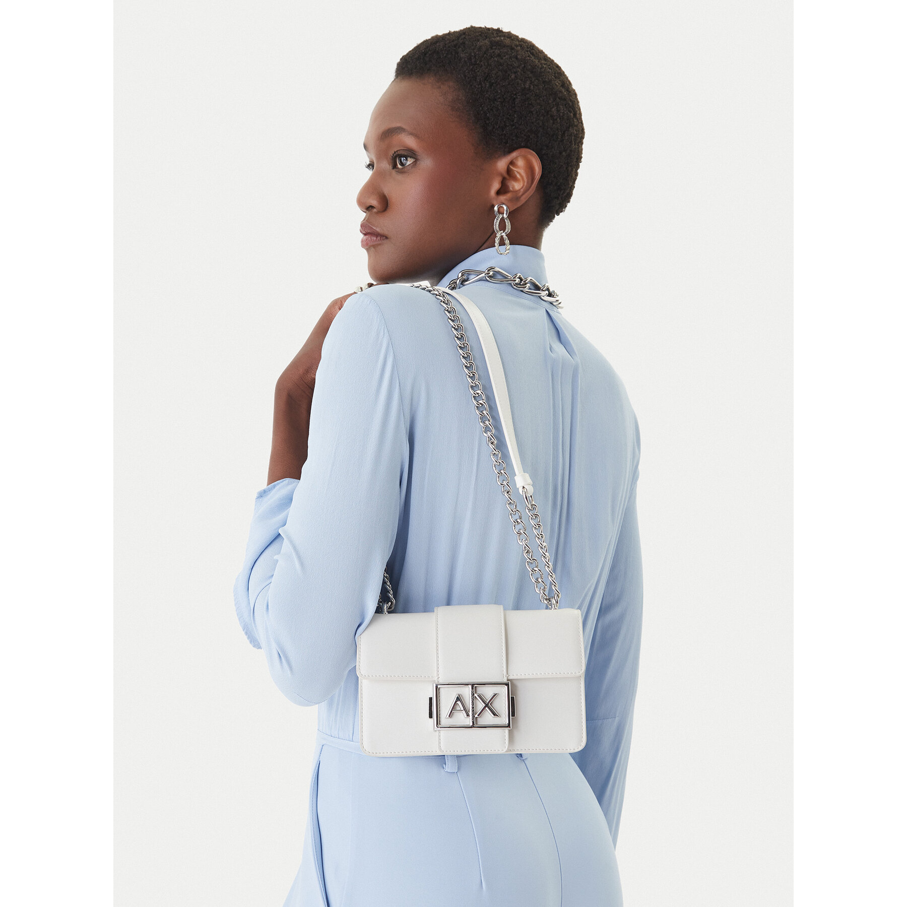 Geantă Armani Exchange XW000071 AF12039 U0011 Alb