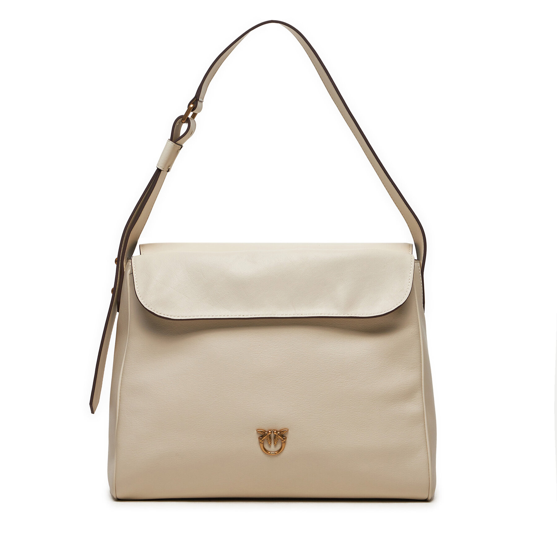 Handväska Pinko Leaf Hobo Big PE 24 PLTT 101705 A0QO Vit