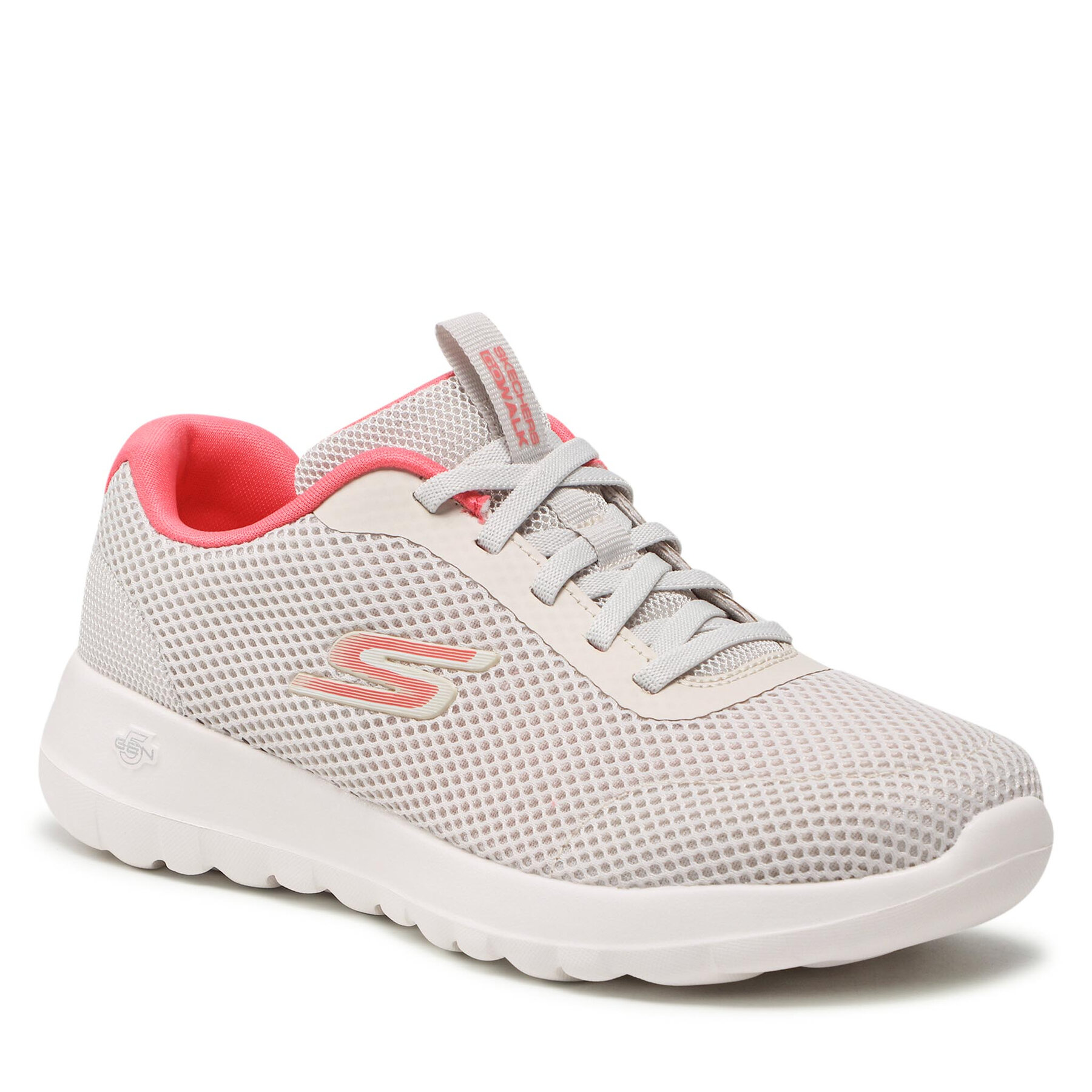 Sneakers Skechers Go Walk Joy 124707/OFPK Off White/Pink epantofi.ro imagine noua