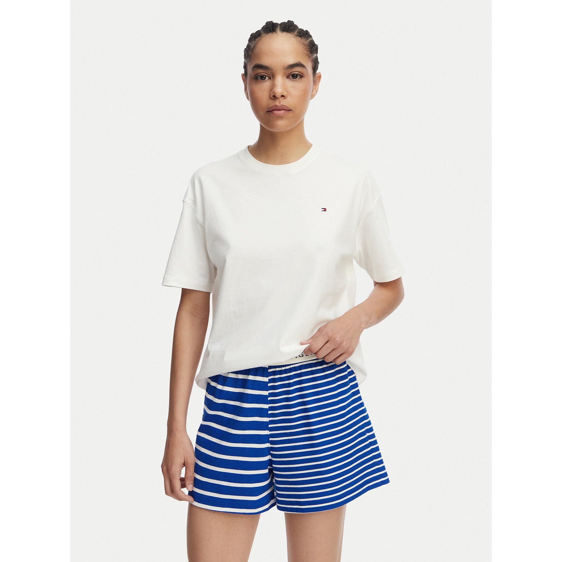 Tommy Hilfiger Pyjama UW0UW05760 Blau Regular Fit