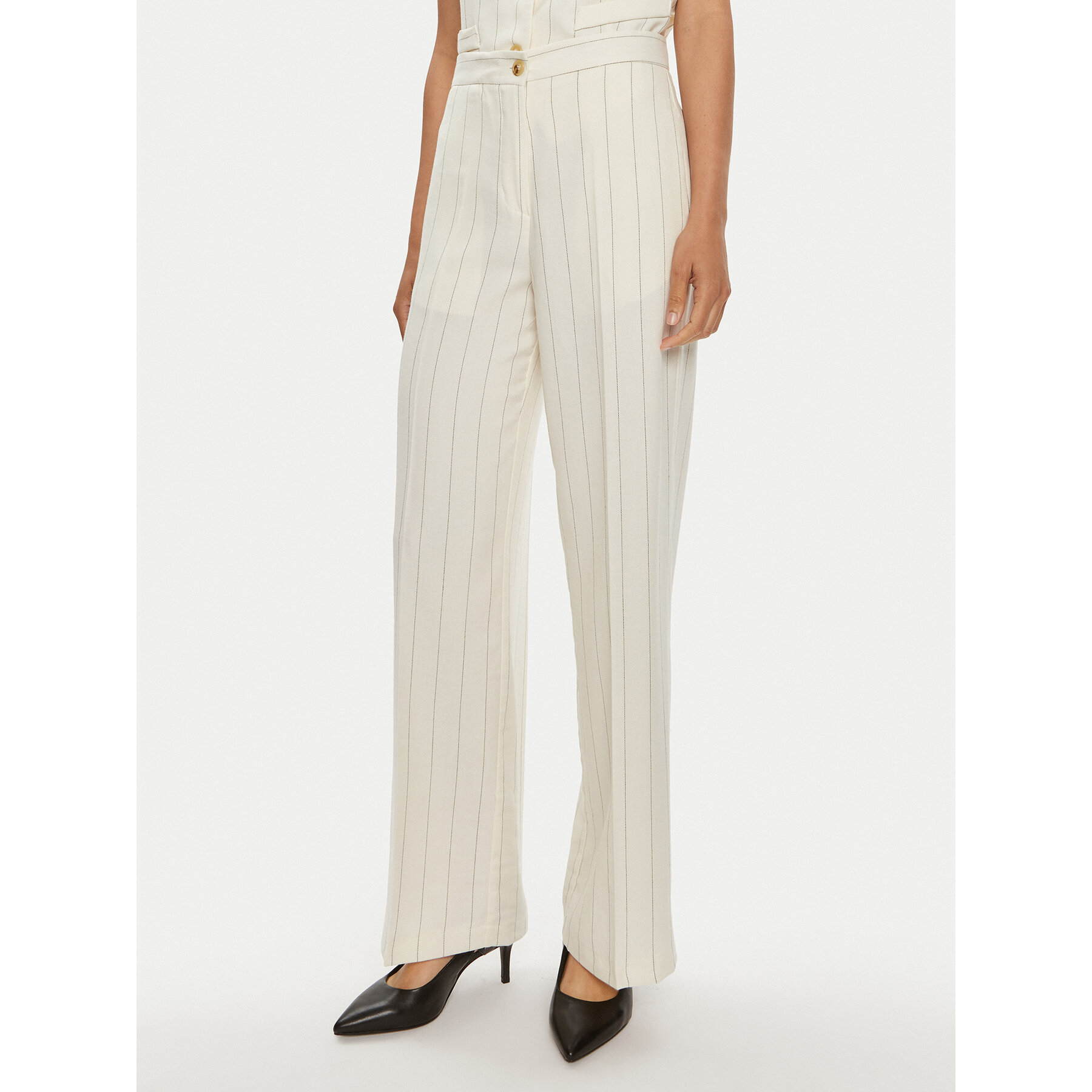 ViCOLO Stoffhose TB2344 Écru Regular Fit