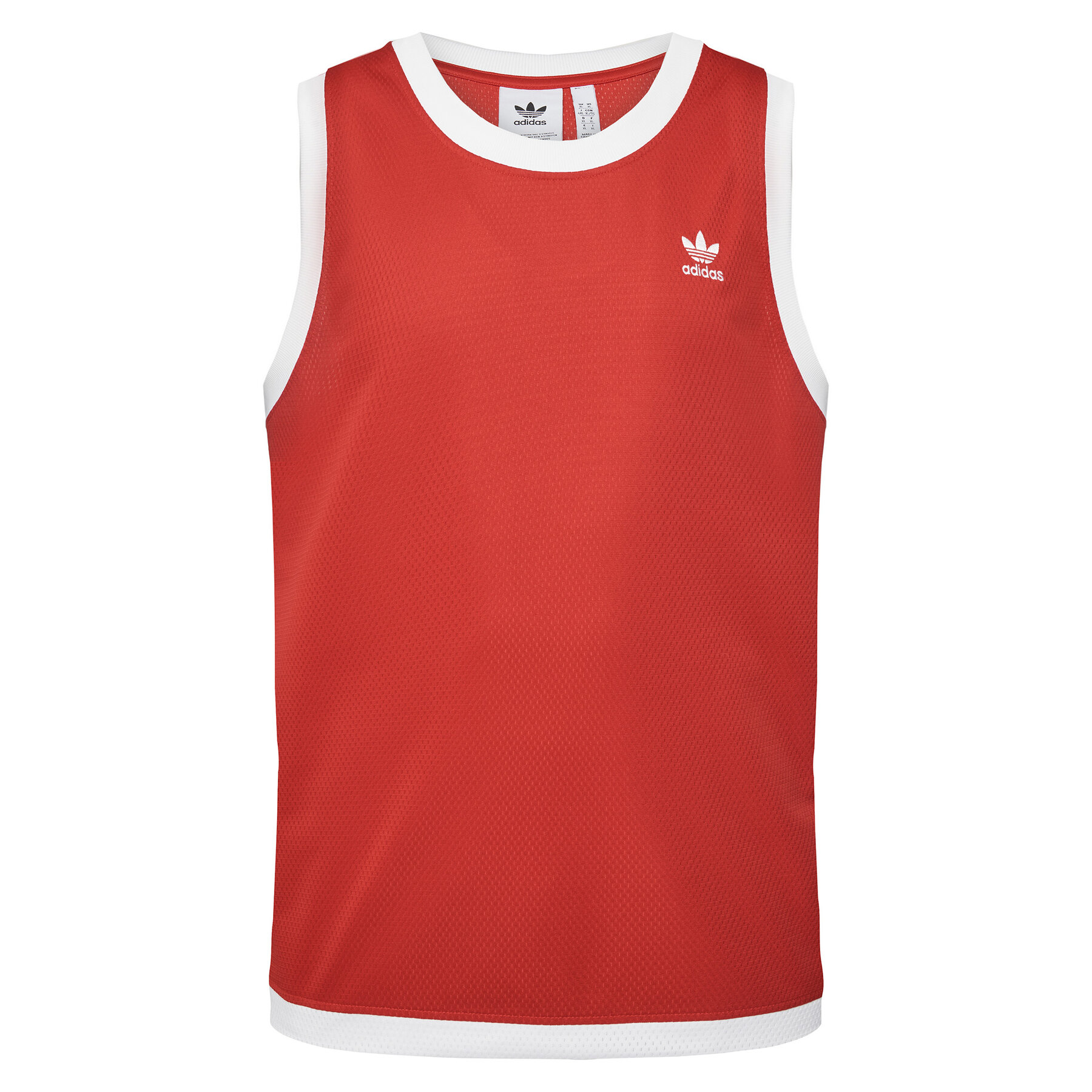 adidas Tank top adicolor Mock Eyelet JP1098 Πορτοκαλί Oversize