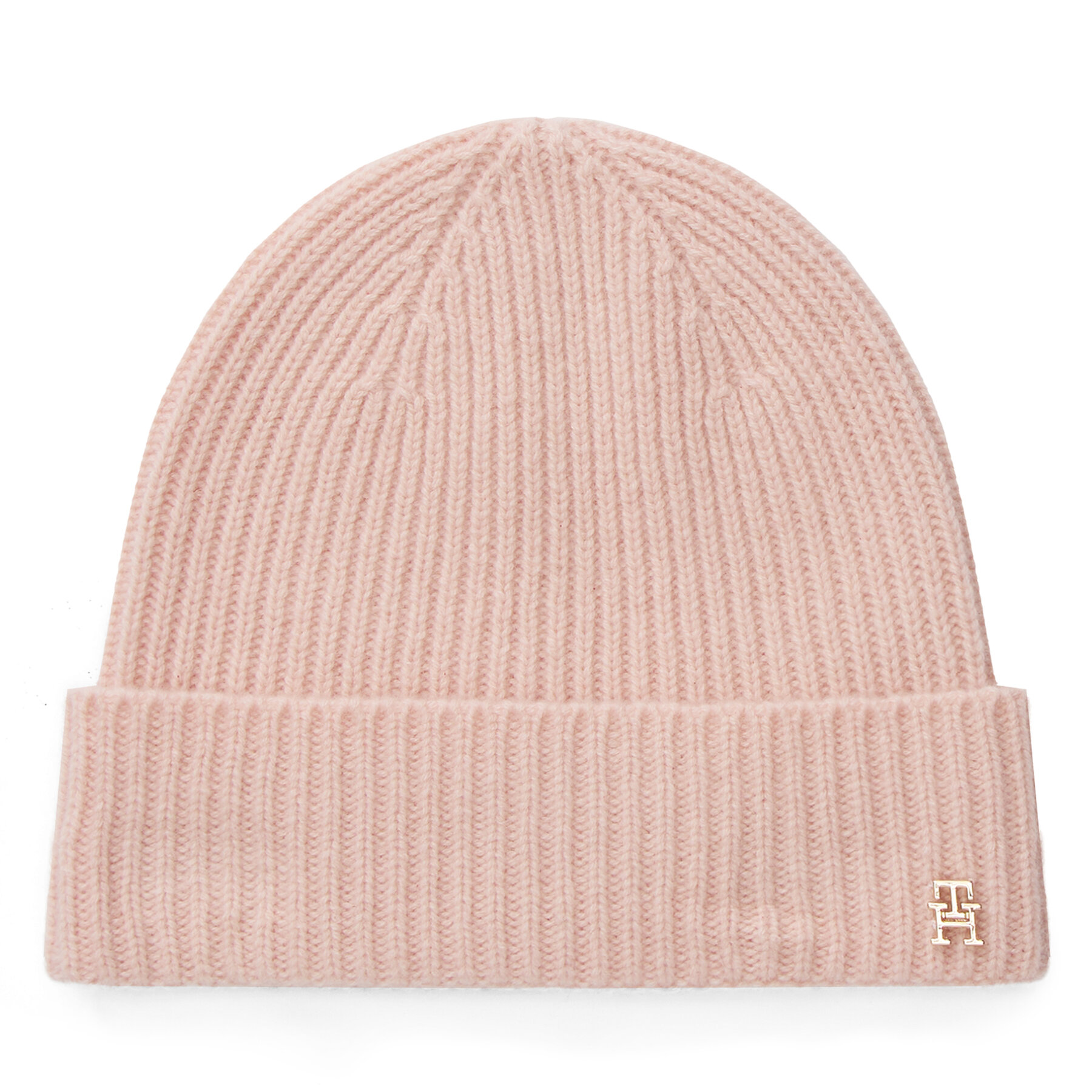 Čiapka Tommy Hilfiger Th Cashmere AW0AW17772 Ružová