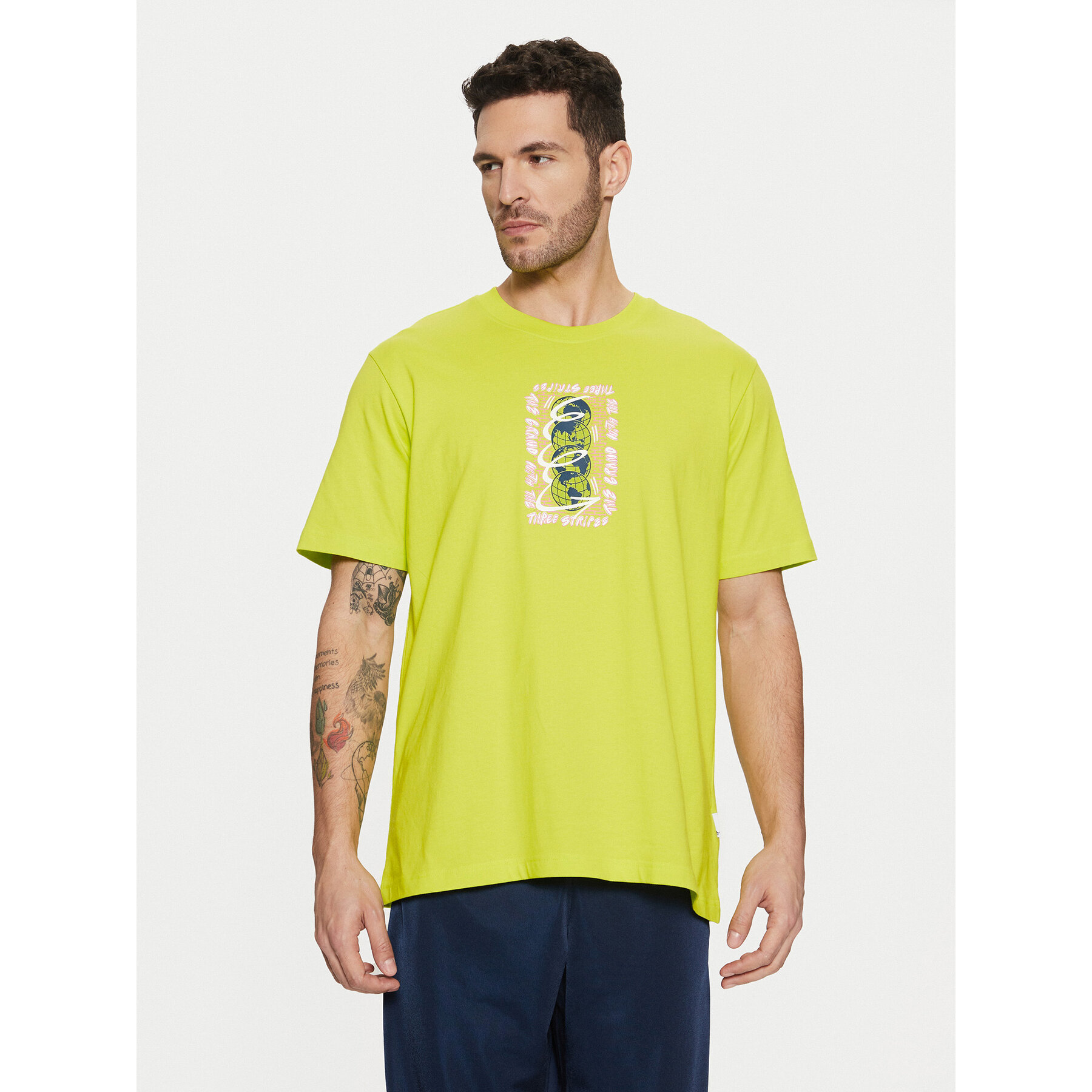 adidas Póló Trefoil Series JD0675 Zöld Regular Fit