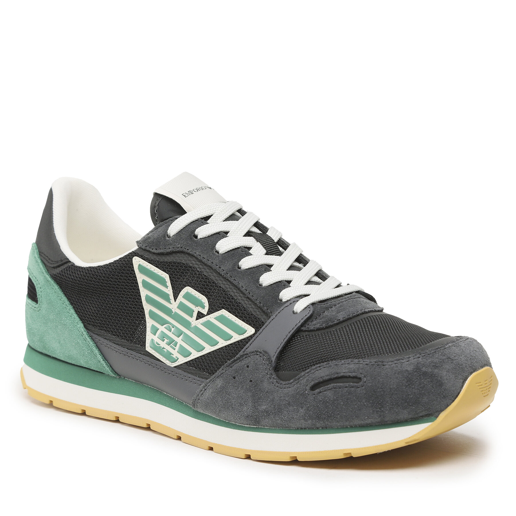 Superge Emporio Armani X4X537 XN730 S701 Dark Grey/Blk/Green