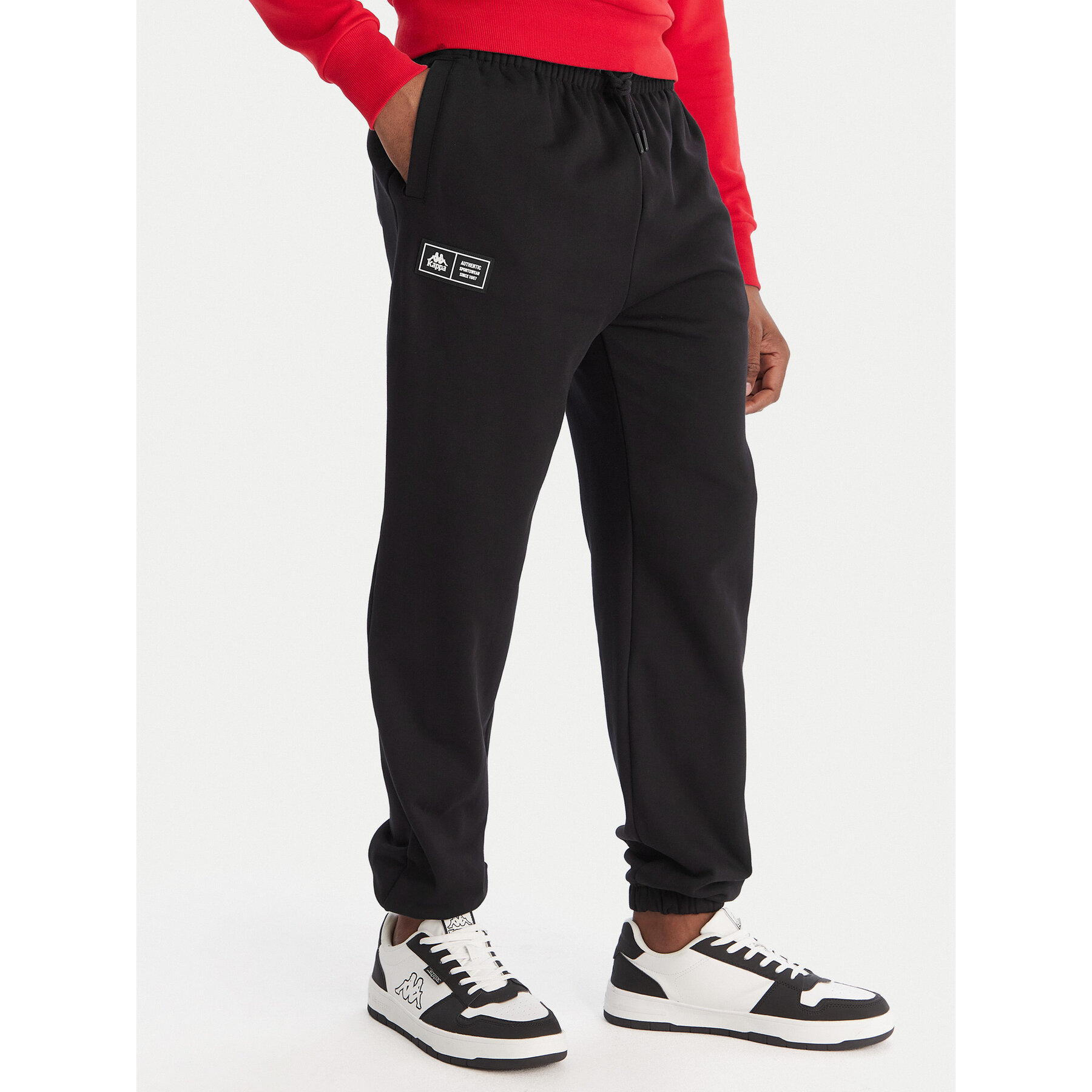 Kappa Donji dio trenerke Olmos 311M2TW Crna Regular Fit