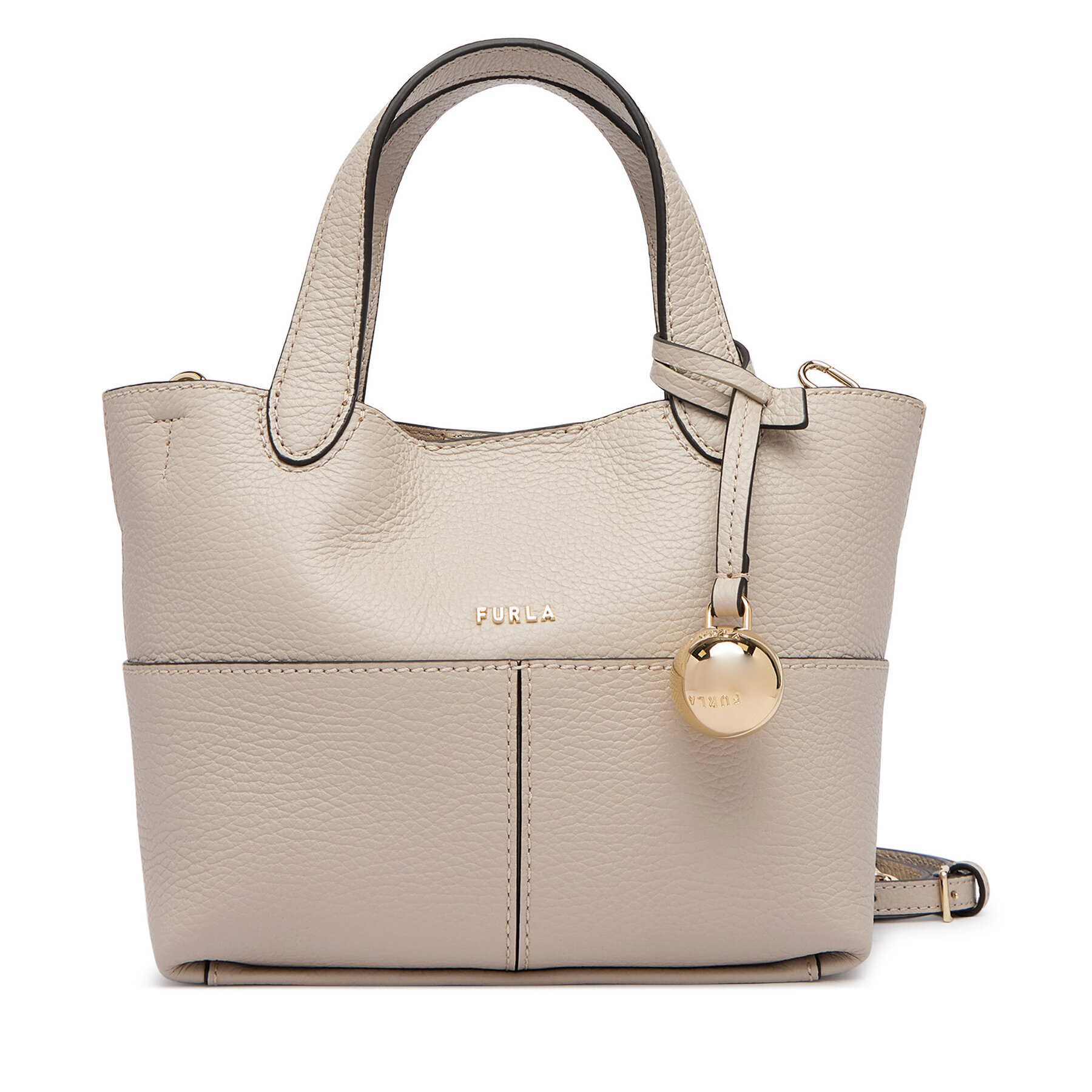 Geantă Furla Primrose M WB02226 HSF000 VAN00 Crem