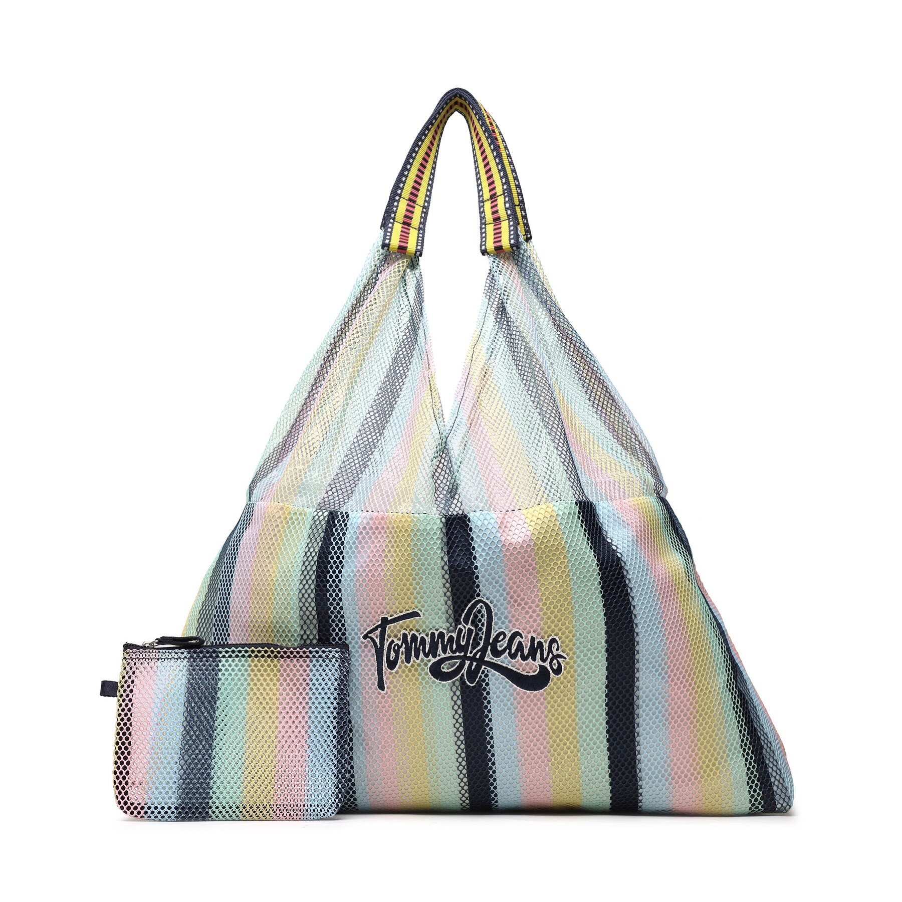 Geantă Tommy Jeans Tjw Spring Break Mesh Tote AW0AW14576 0GY