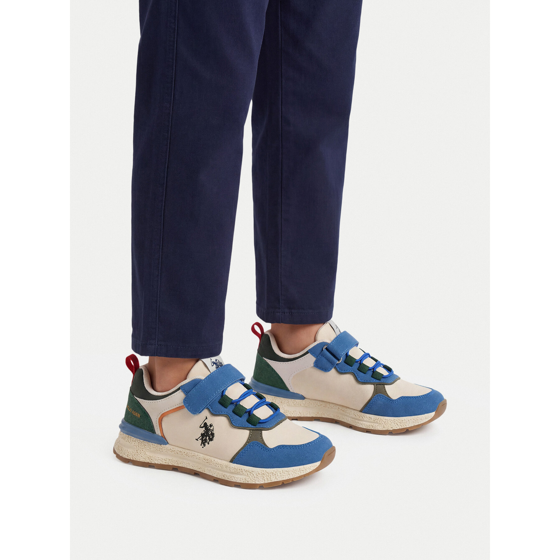 Sneakersy U.S. Polo Assn. EO-ALEX001K/6TY1 Écru
