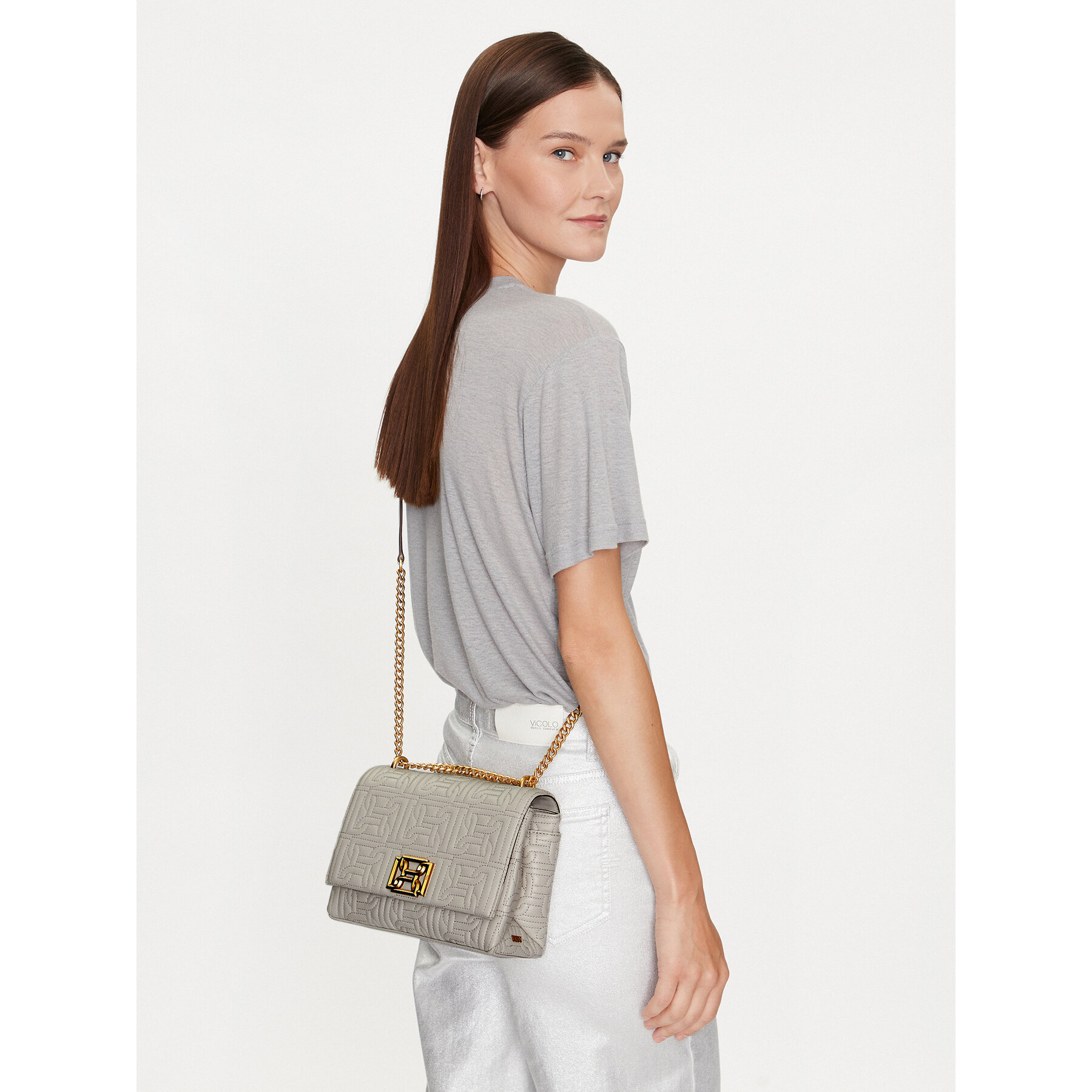 Borsetta DKNY Delanie R343BB13 Grigio