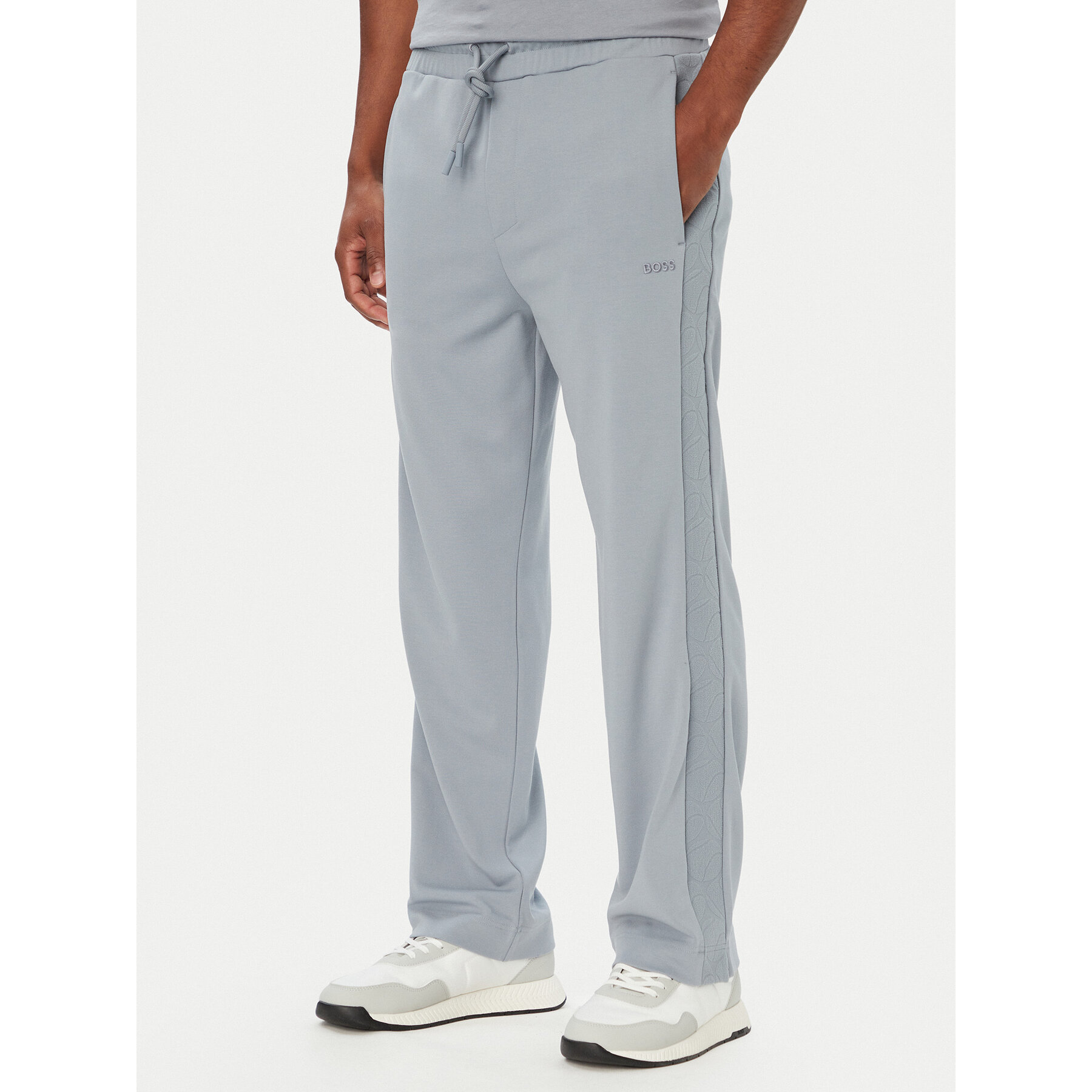 BOSS Jogginghose Union Tape Hurley 50564110 Grau Regular Fit