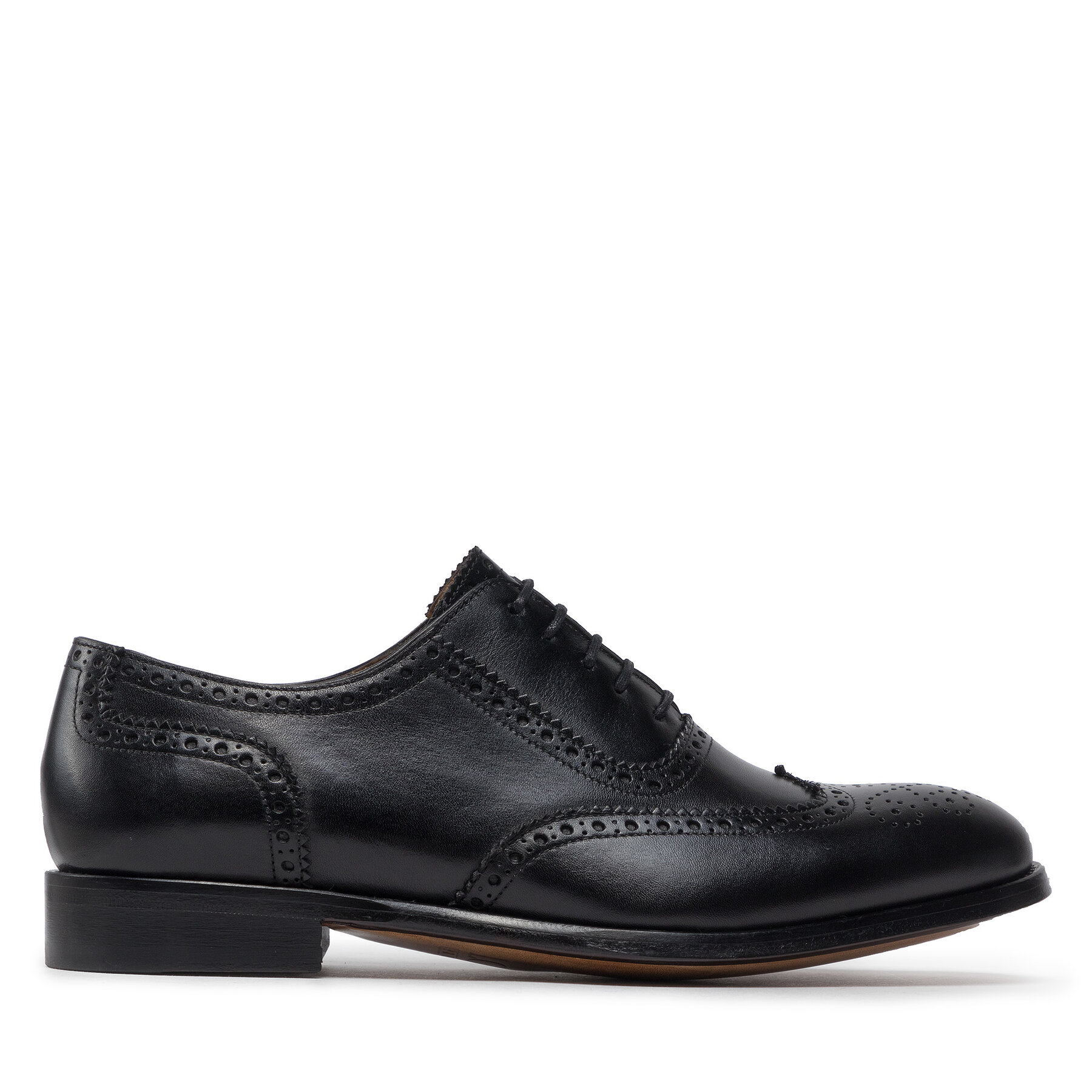 Scarpe basse Lord Premium Brogues 5501 Nero