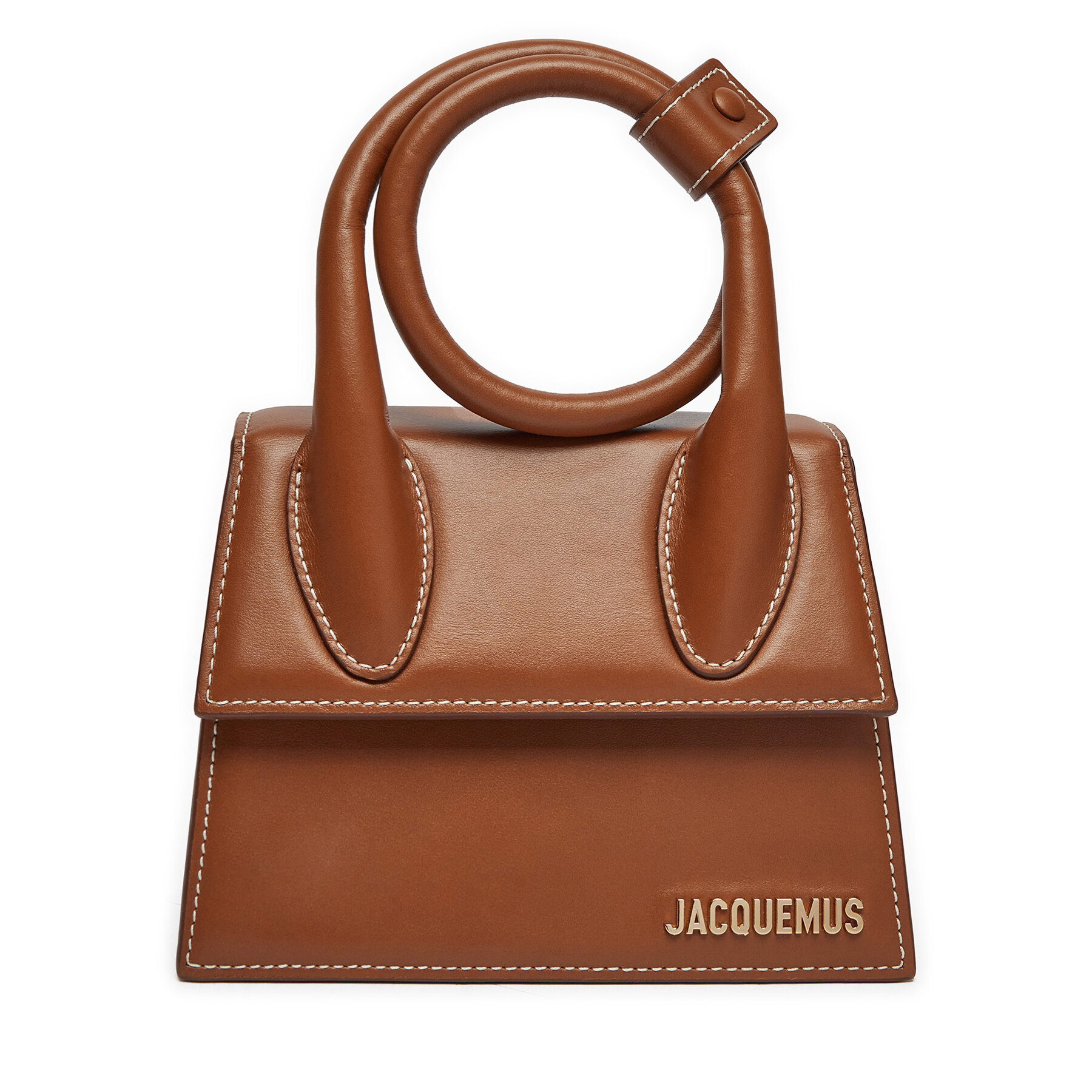 Bolso JACQUEMUS Le Chiquito Noeud 213BA005-3072 Marrón