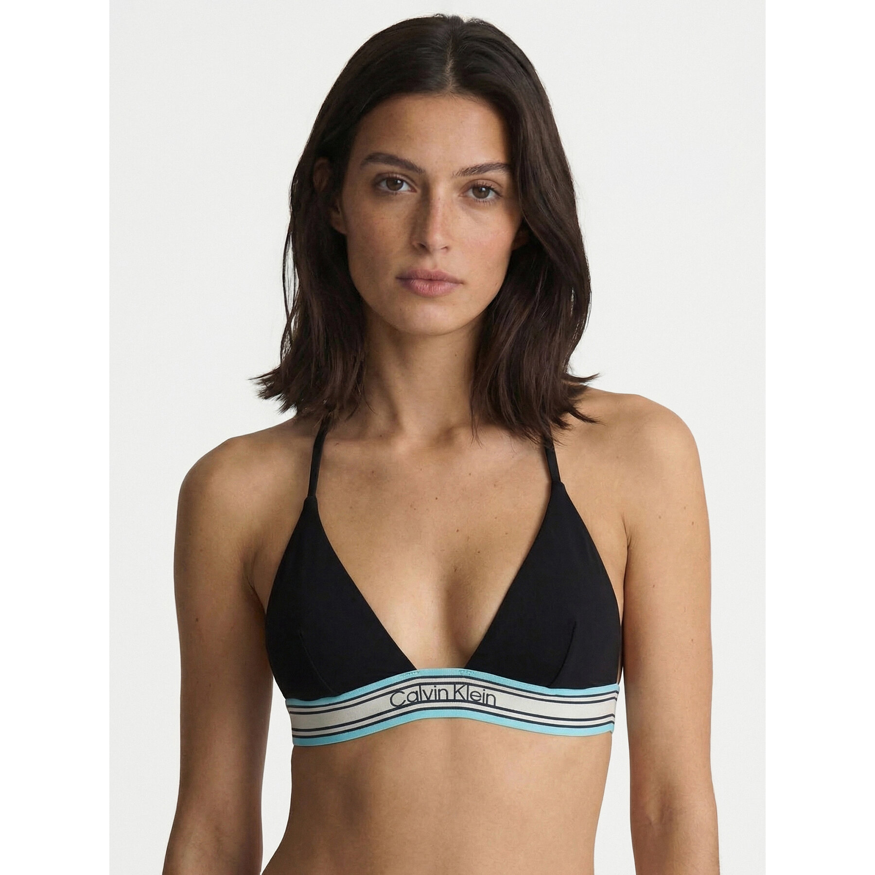 Calvin Klein Swimwear Bikini-Oberteil LV00Q61214 Schwarz