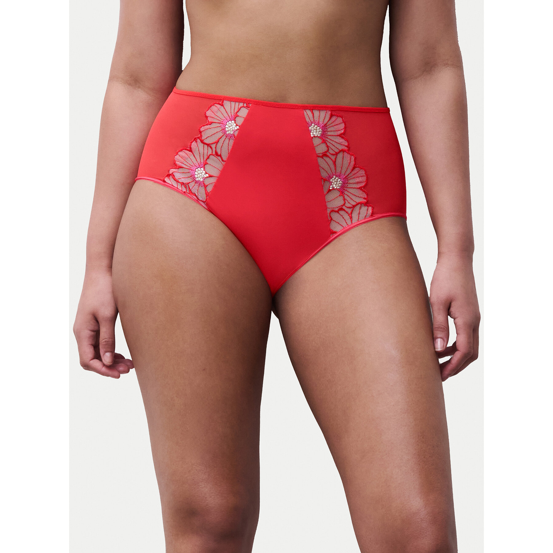Chantelle Klassischer Damenslip mit hoher Taille Lush C22OC5 Korallenfarben