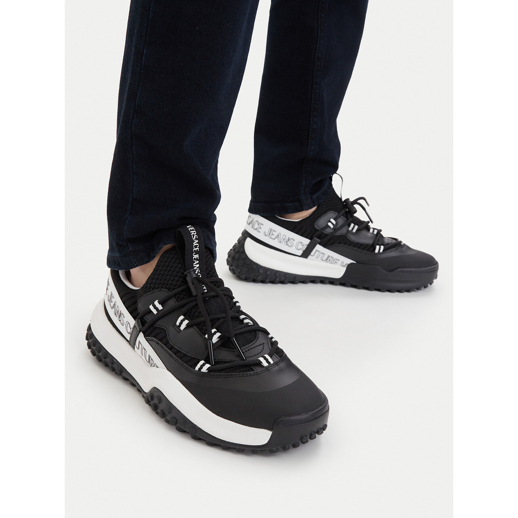 Superge Versace Jeans Couture 78YA3SN2 Črna