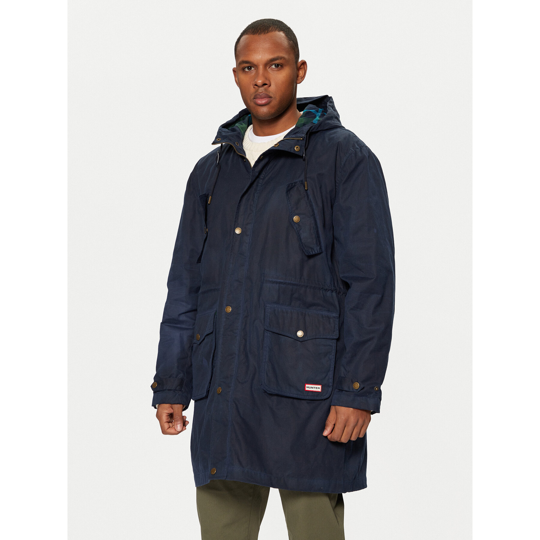 Hunter Parka Liam HARM0028242 Dunkelblau Regular Fit