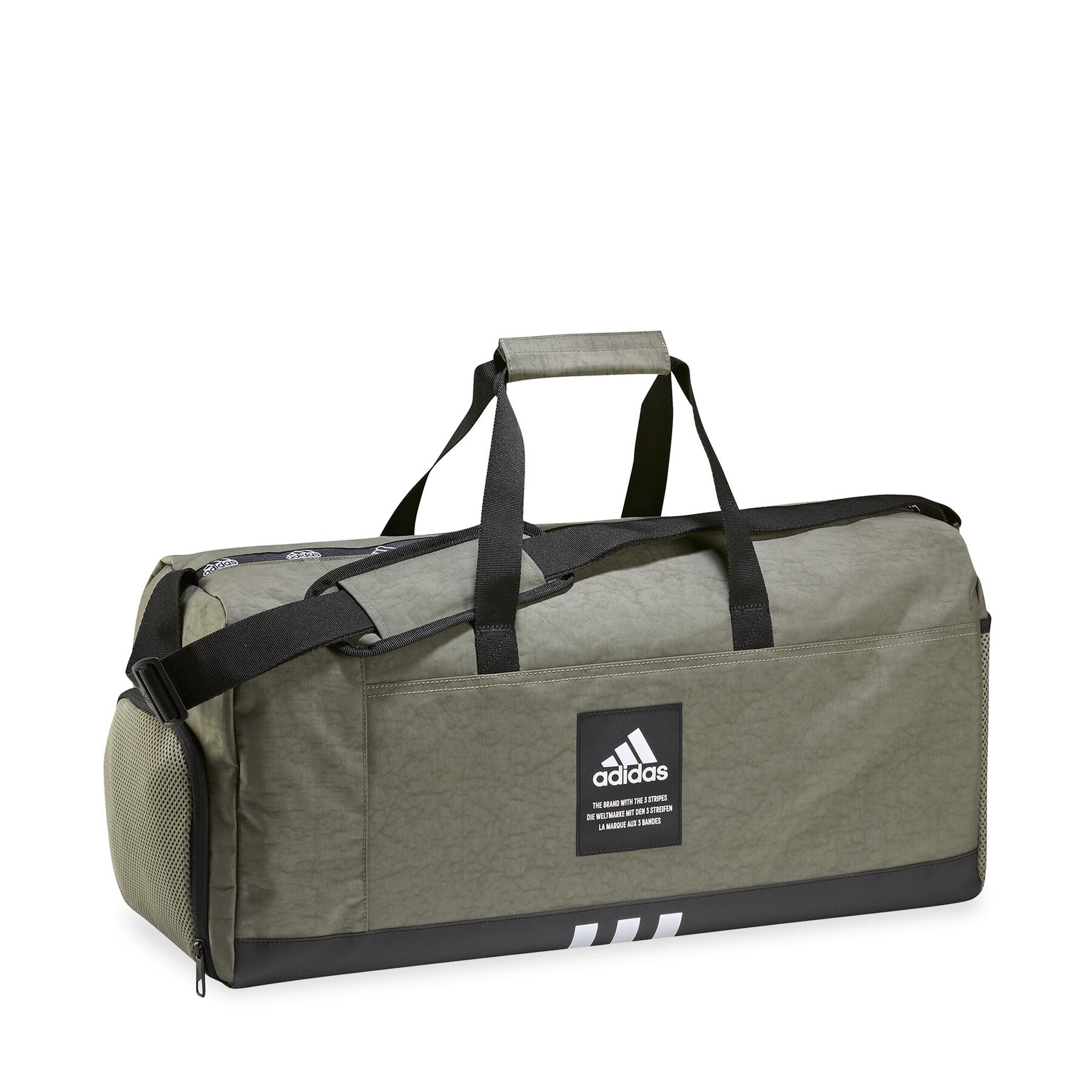 

Сумка adidas 4ATHLTS Medium Duffel Bag IL5754 olive strata/black/white, Зелений