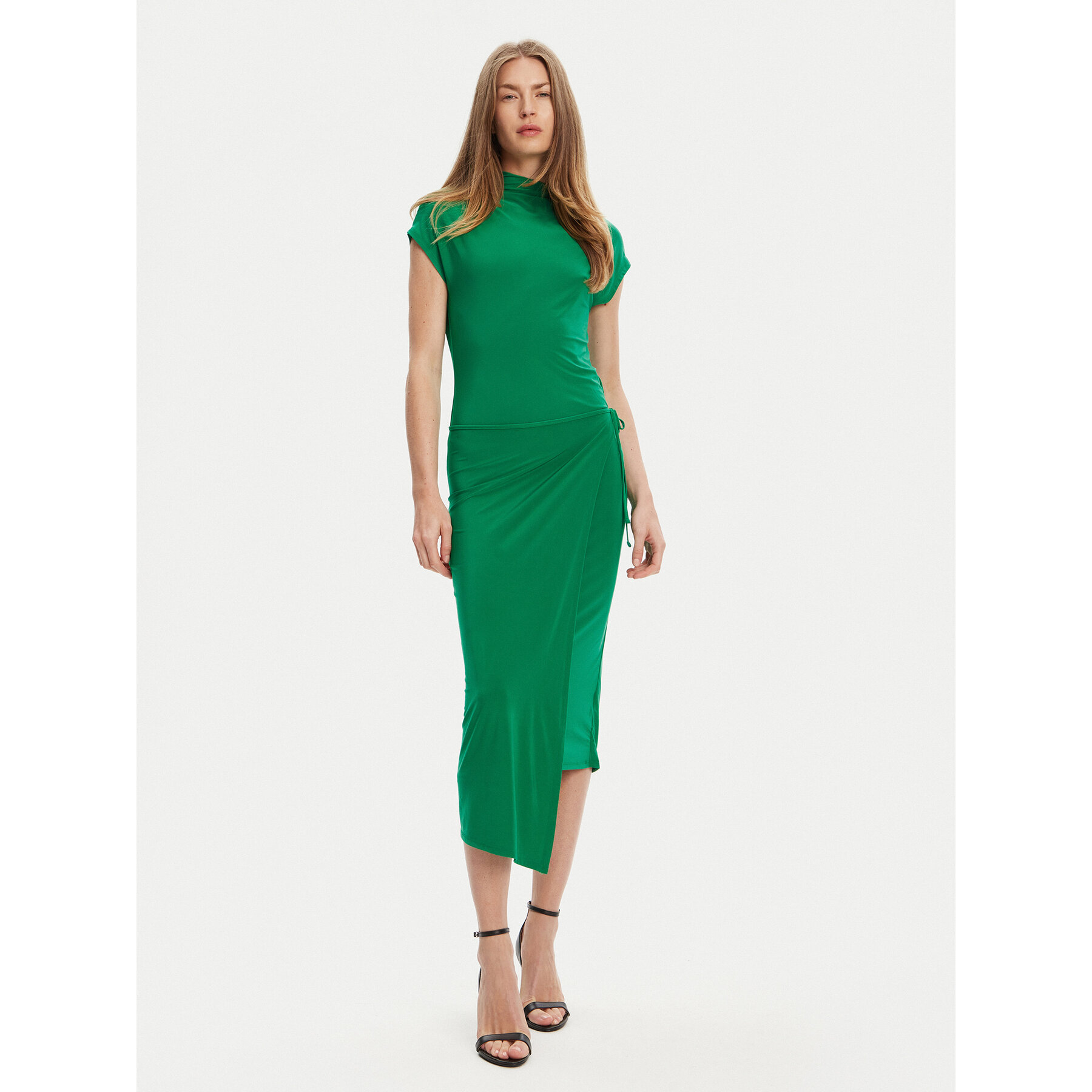 Calvin Klein Kleid für den Alltag LV044C237G Grün Slim Fit