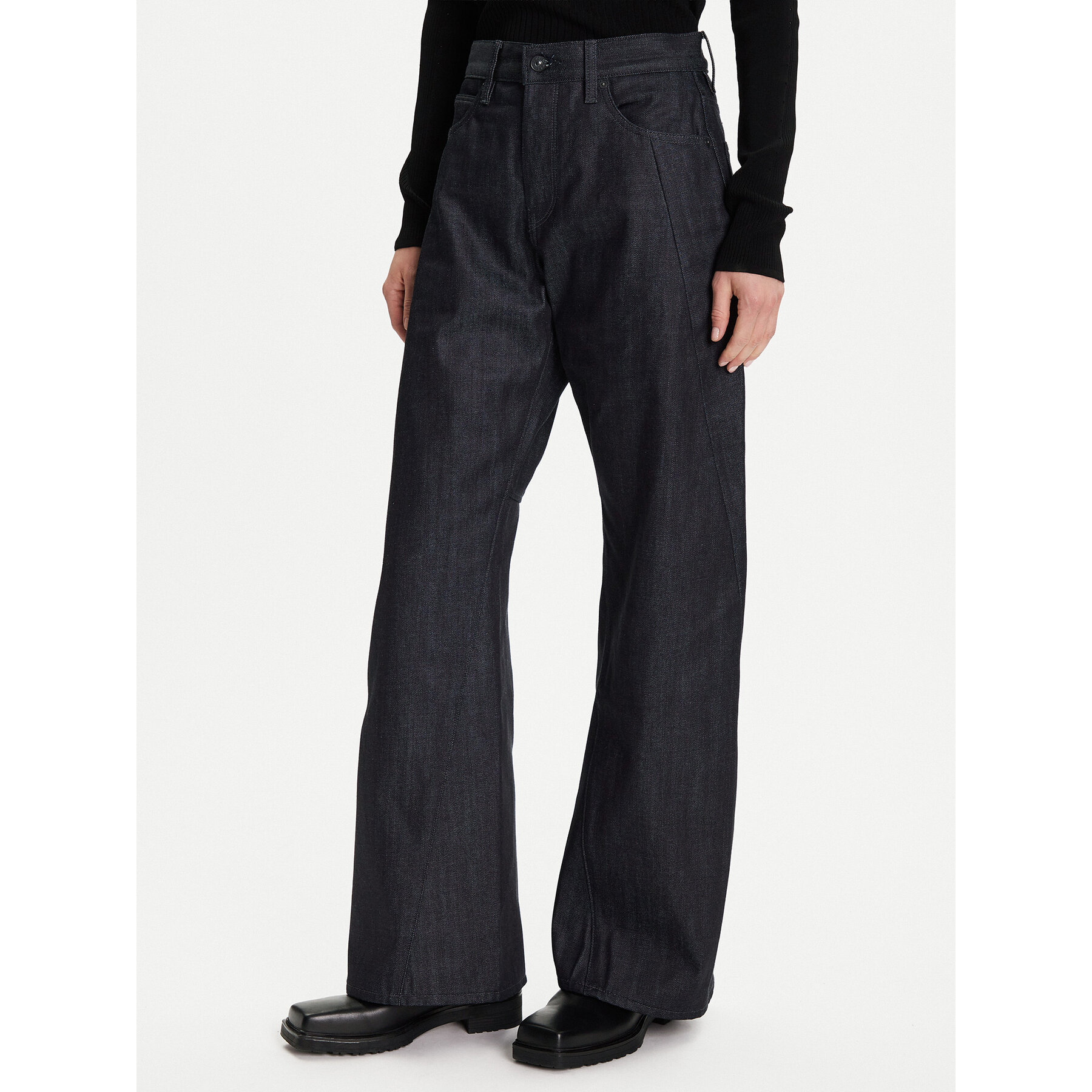 G-Star Raw Traperice Contor 3D D27690-D315 Tamnoplava Wide Leg
