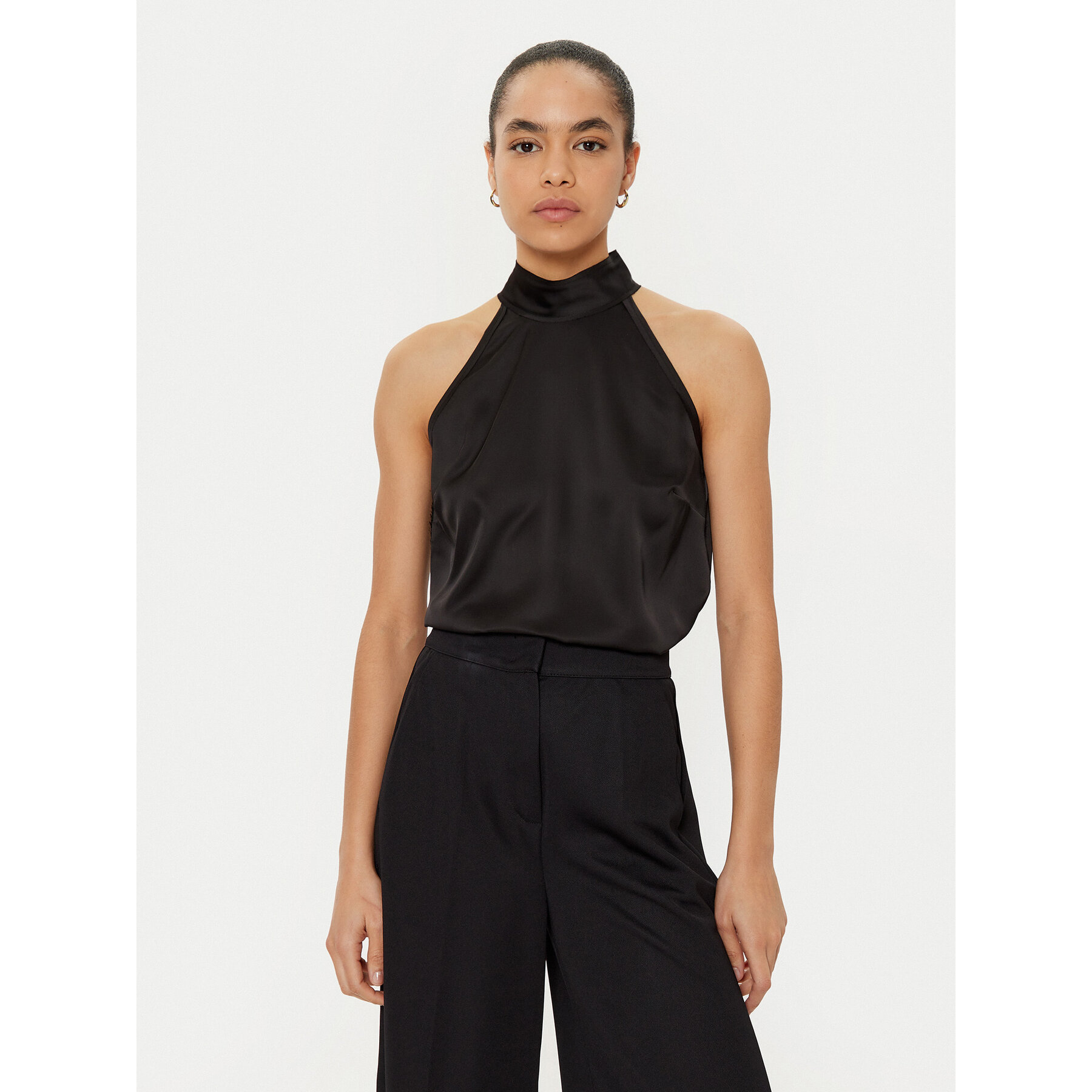 MAX&Co. Bluse 2516161011200 Schwarz Regular Fit