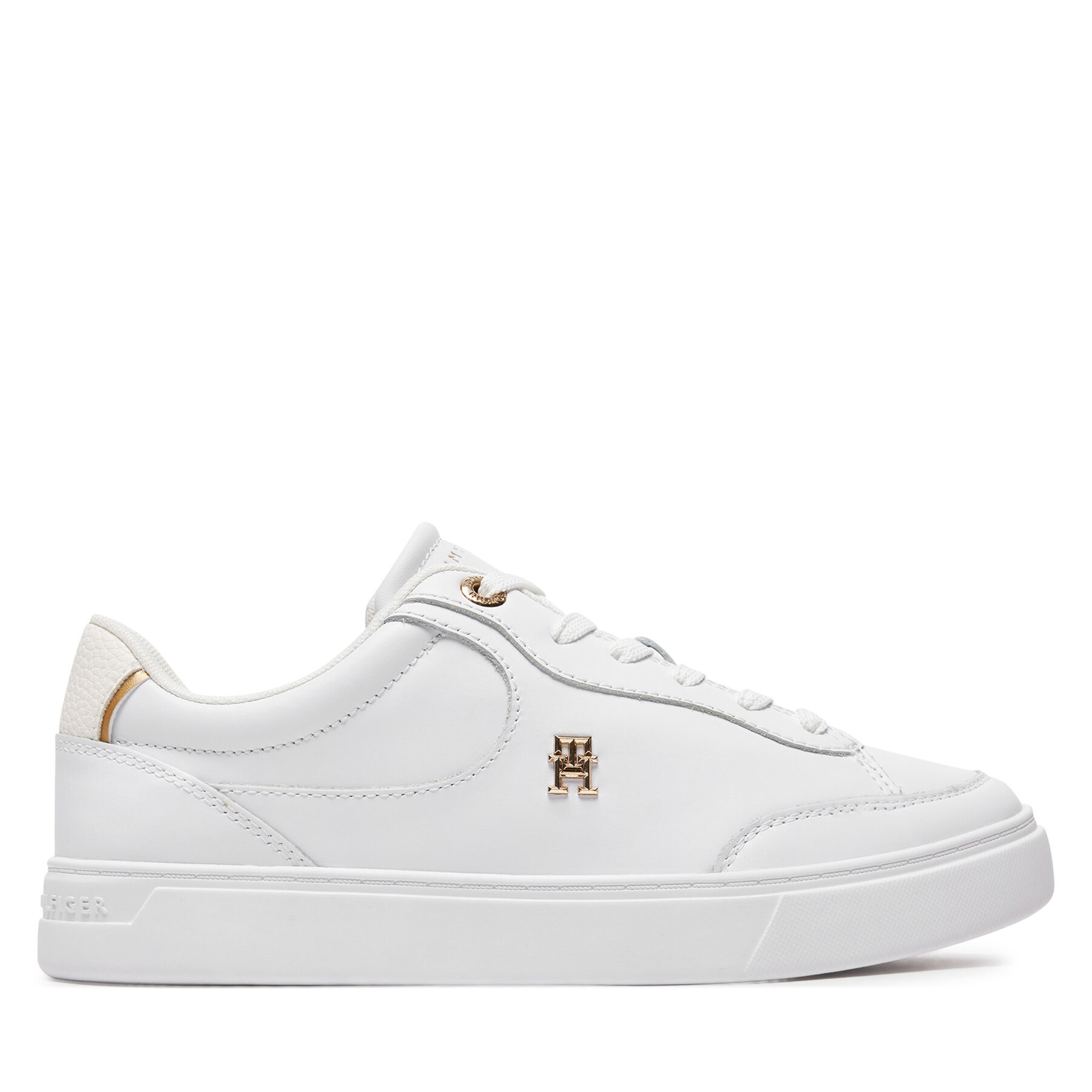 Sneakersy Tommy Hilfiger Essential Chic Court Sneaker FW0FW08322 Biela