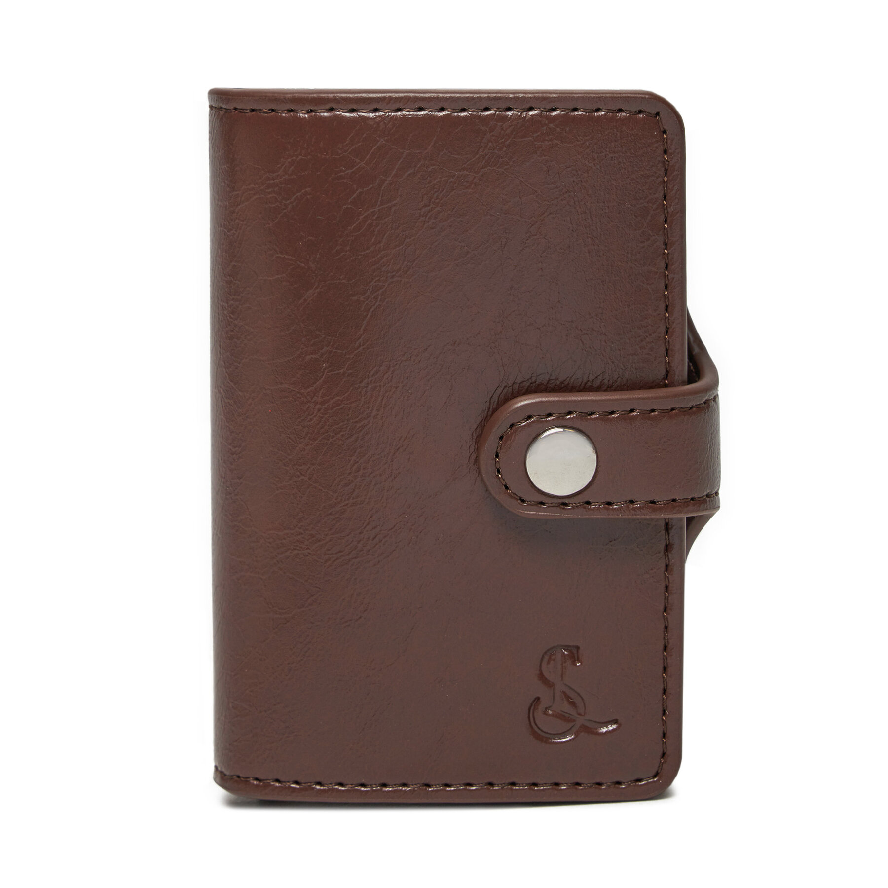 Калъф за кредитни карти Semi Line P8296-3 Кафяв