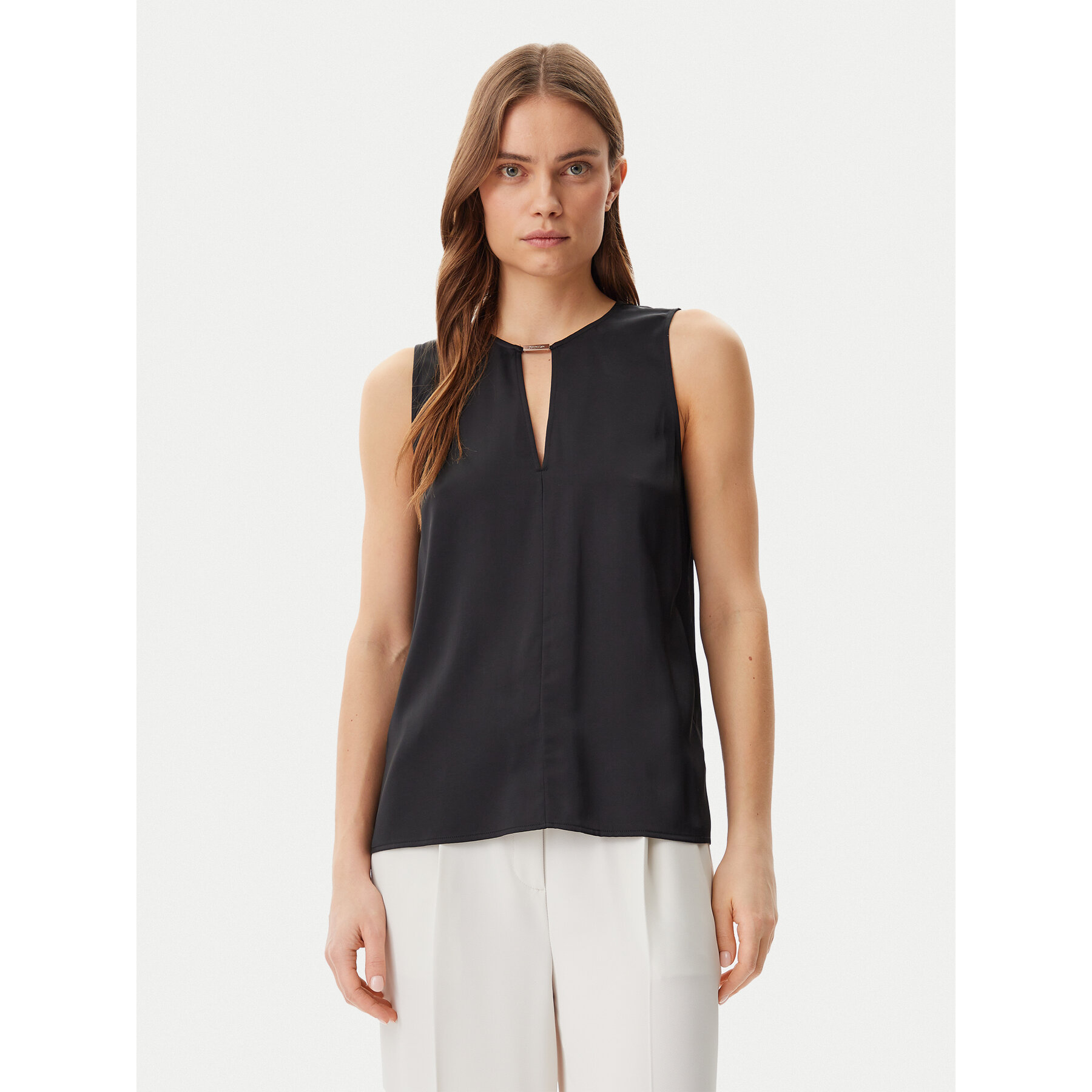 Calvin Klein Felső K20K208190 Fekete Regular Fit