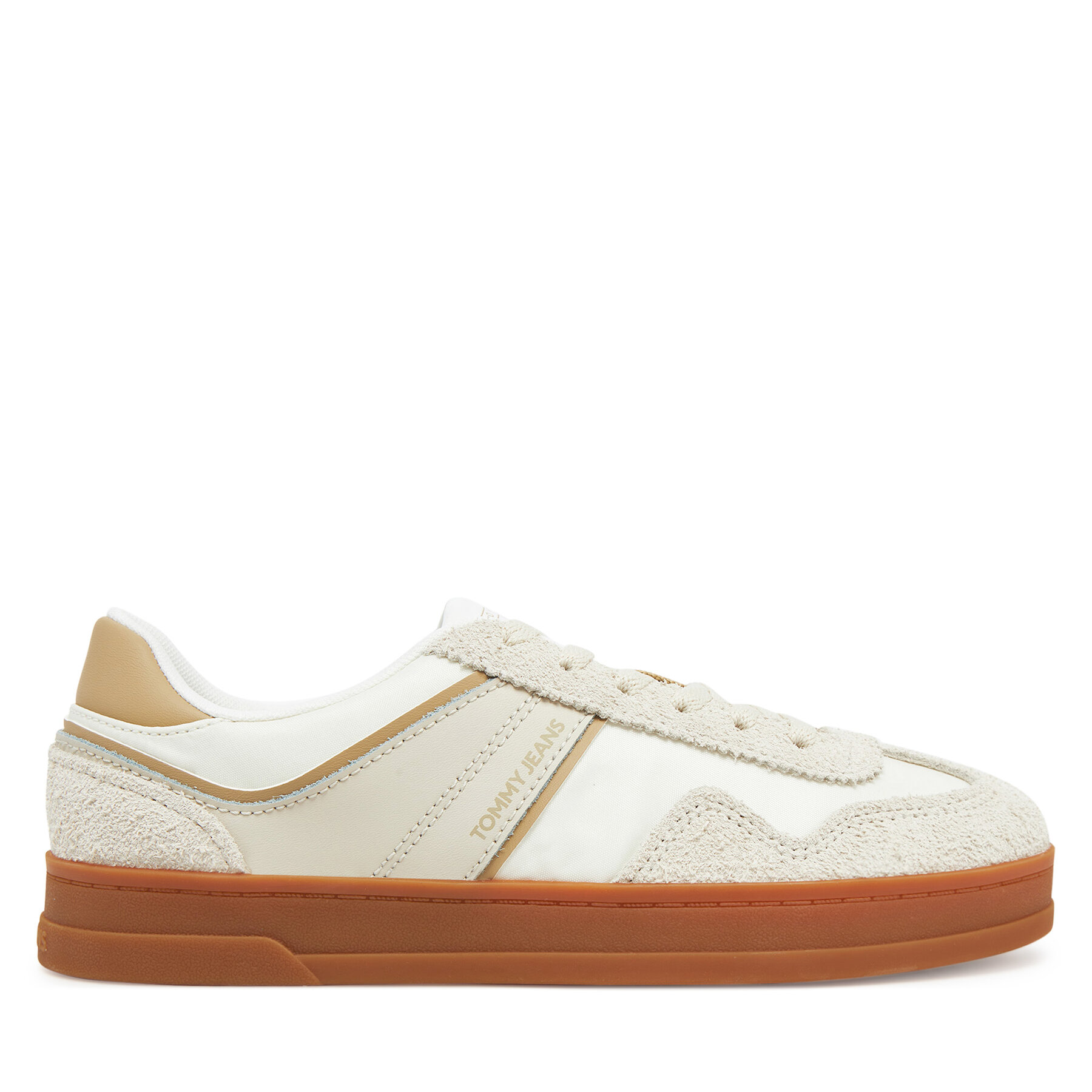 Sneakersy Tommy Jeans The Greenwich Mix Media EN0EN02730 Béžová